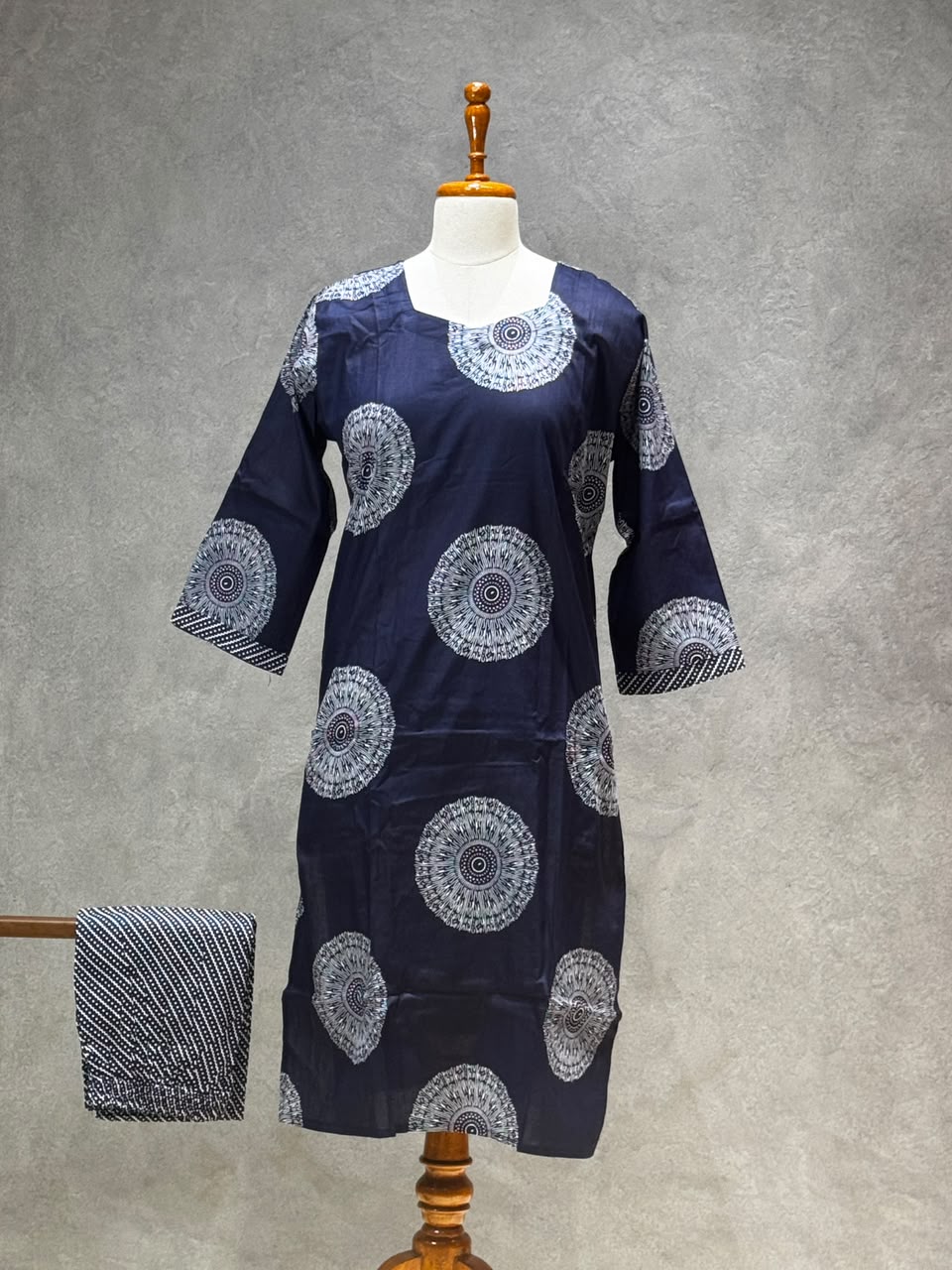 MIDNIGHT INDIGO MANDALA SALWAR SET