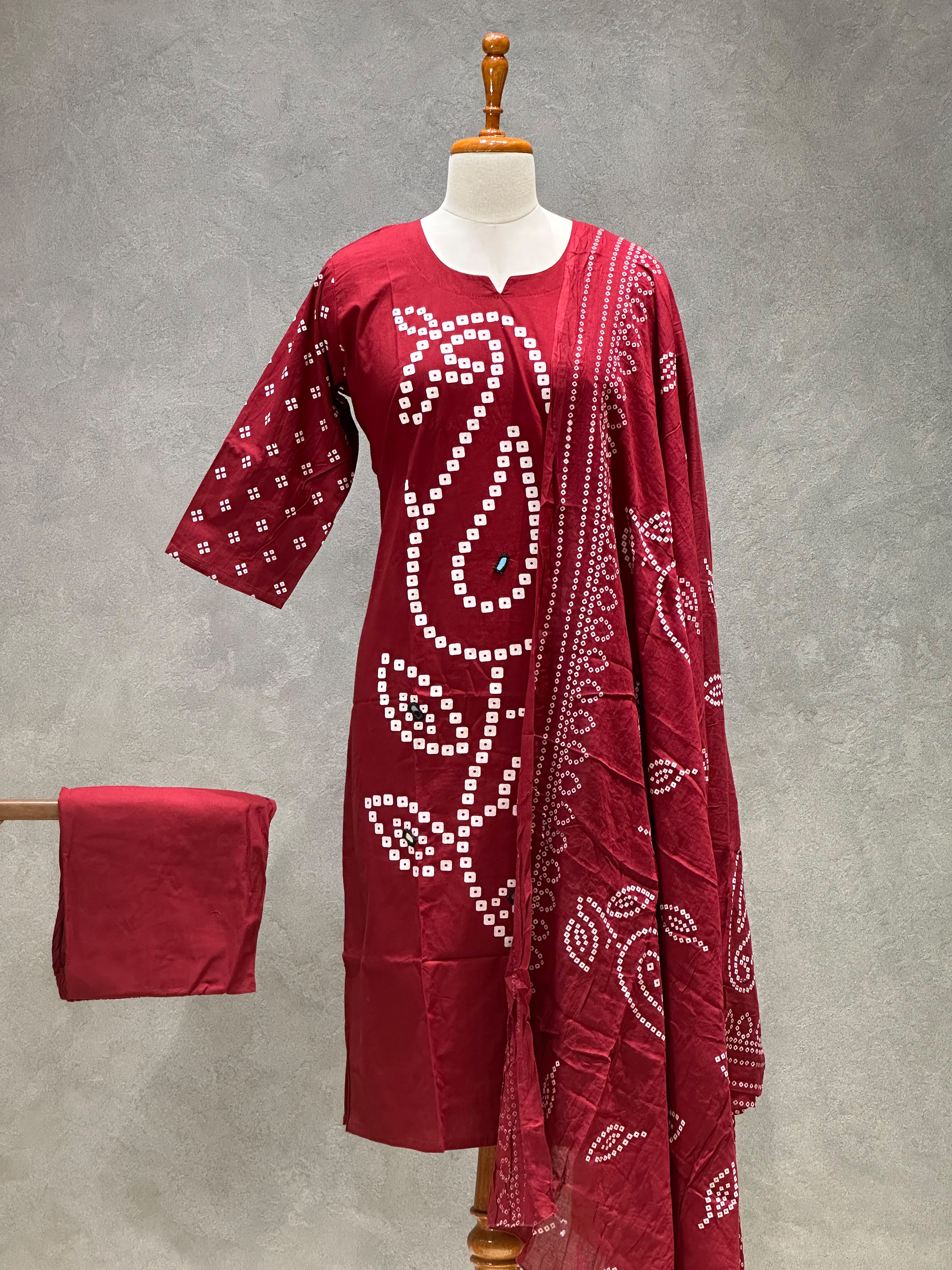 CRIMSON RED SALWAR SET