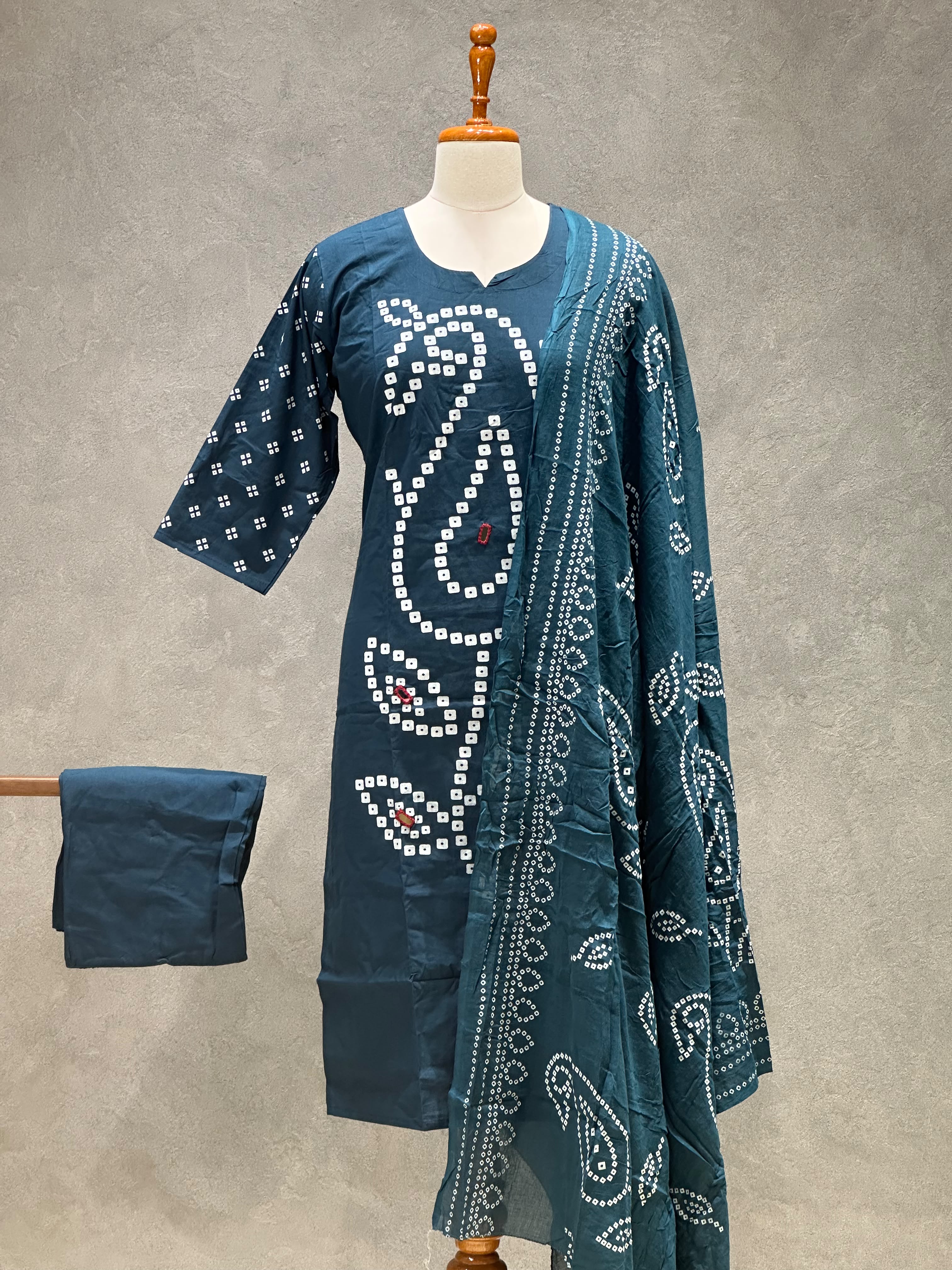 TEAL BLUE SALWAR SET