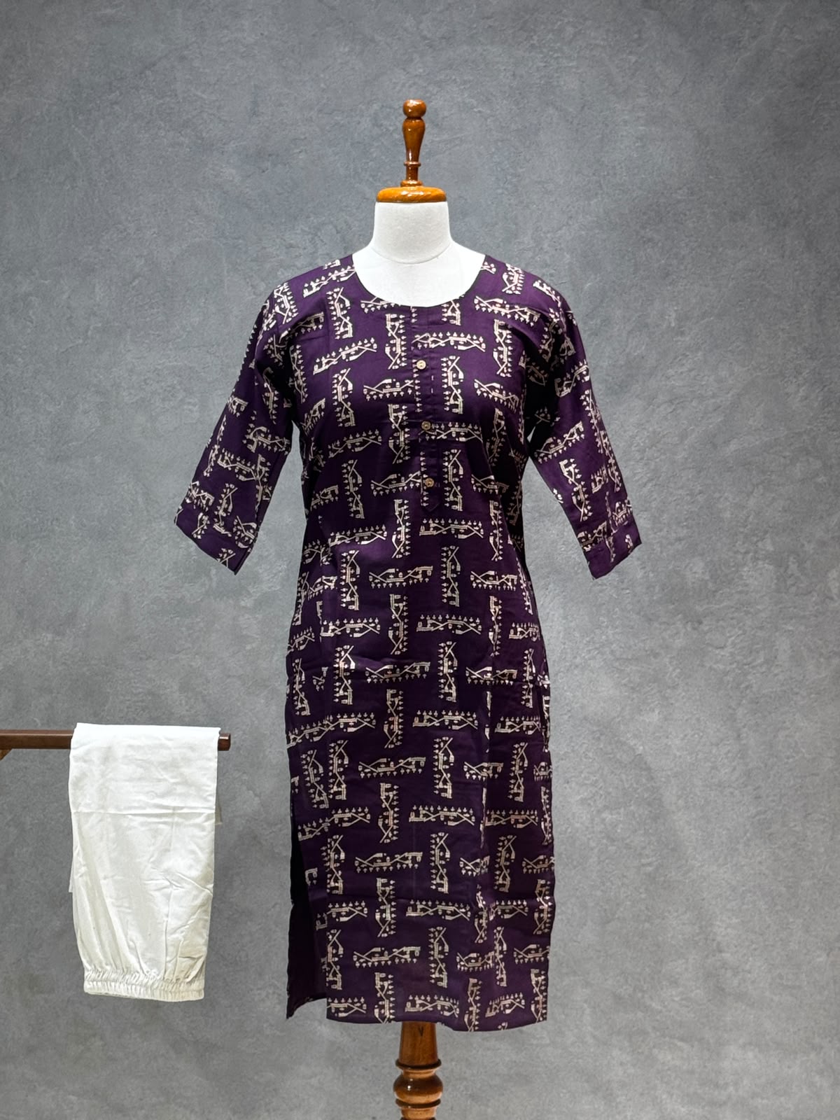 KURTHI SET - PURPLE