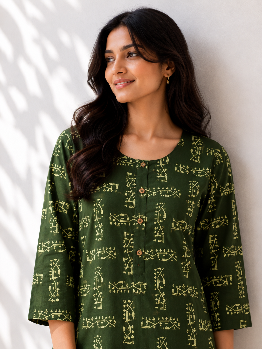 KURTHA SET- GREEN