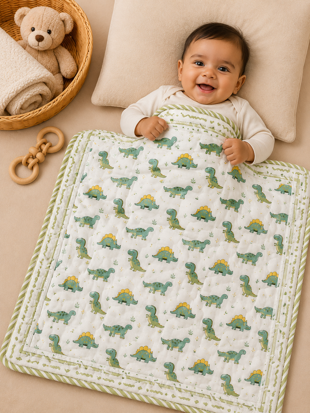BABY COTTON DOHAR – DINO DREAMLAND