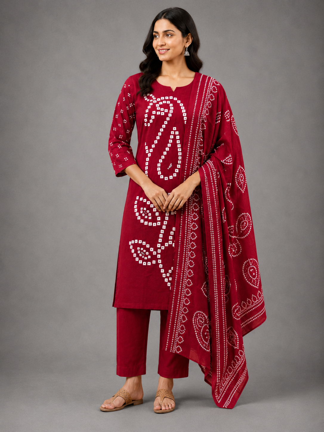 CRIMSON RED SALWAR SET