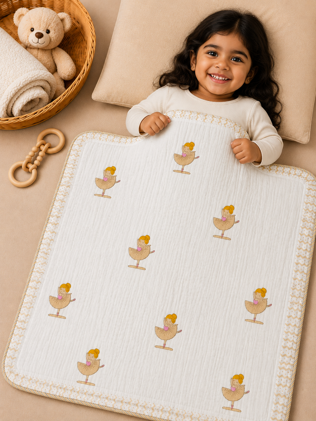 BABY COTTON DOHAR – LITTLE BALLERINA DREAMS
