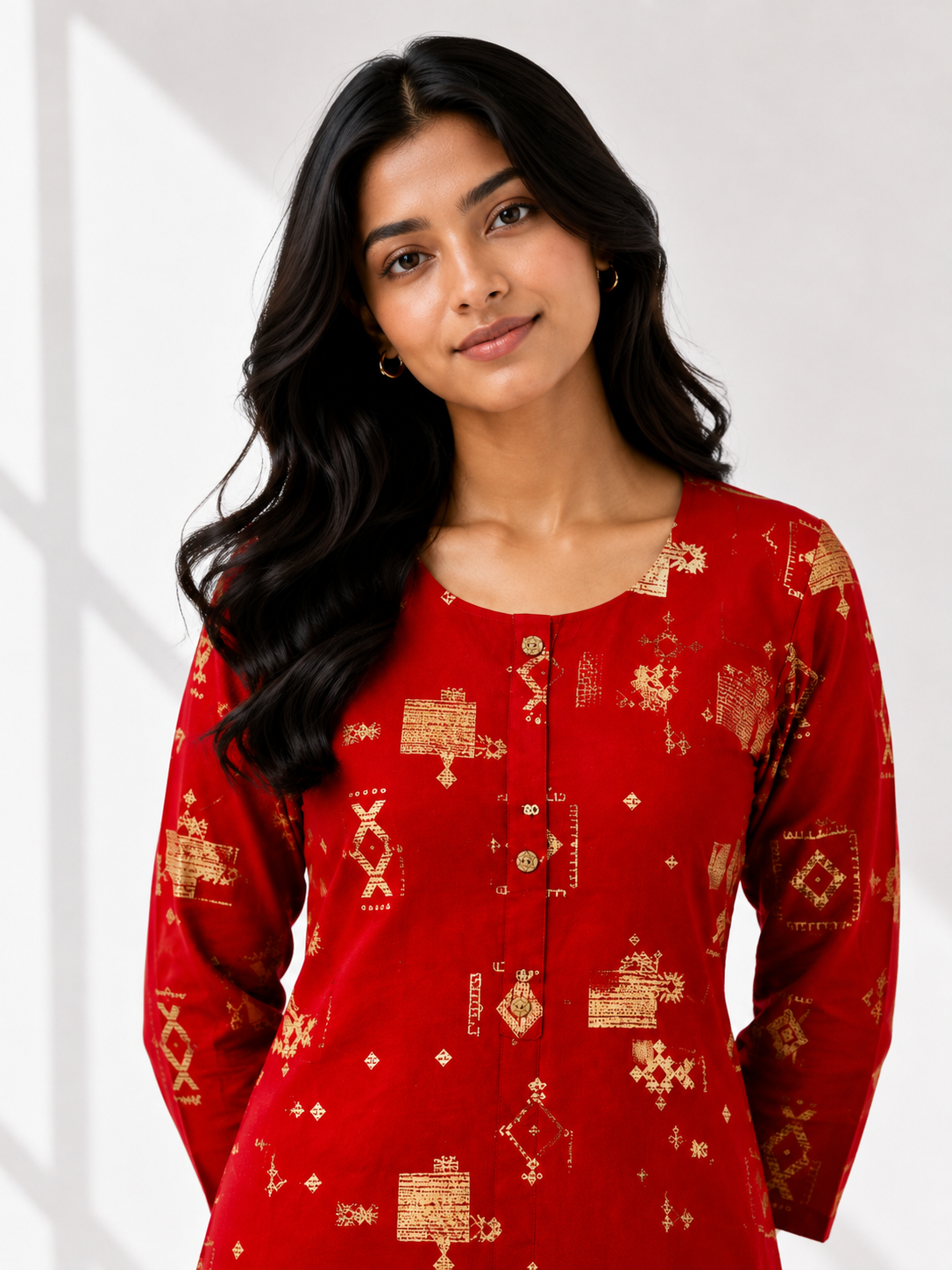 KURTHI SET ORANGE