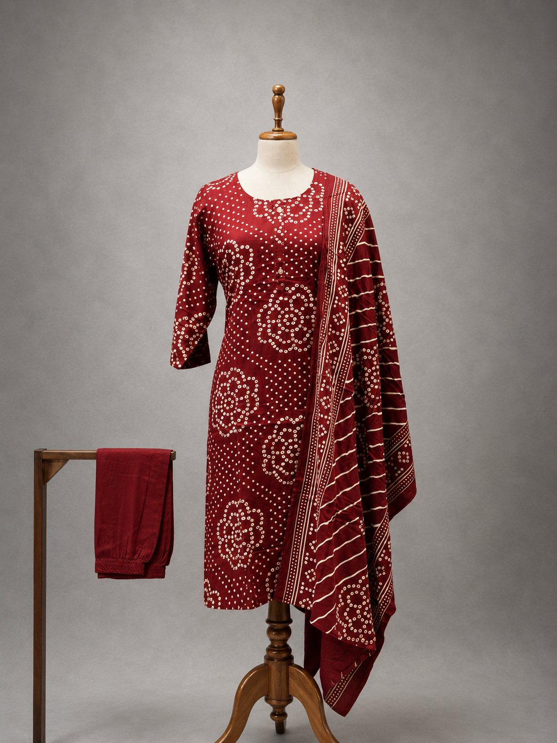 SALWAR SET (MAROON)