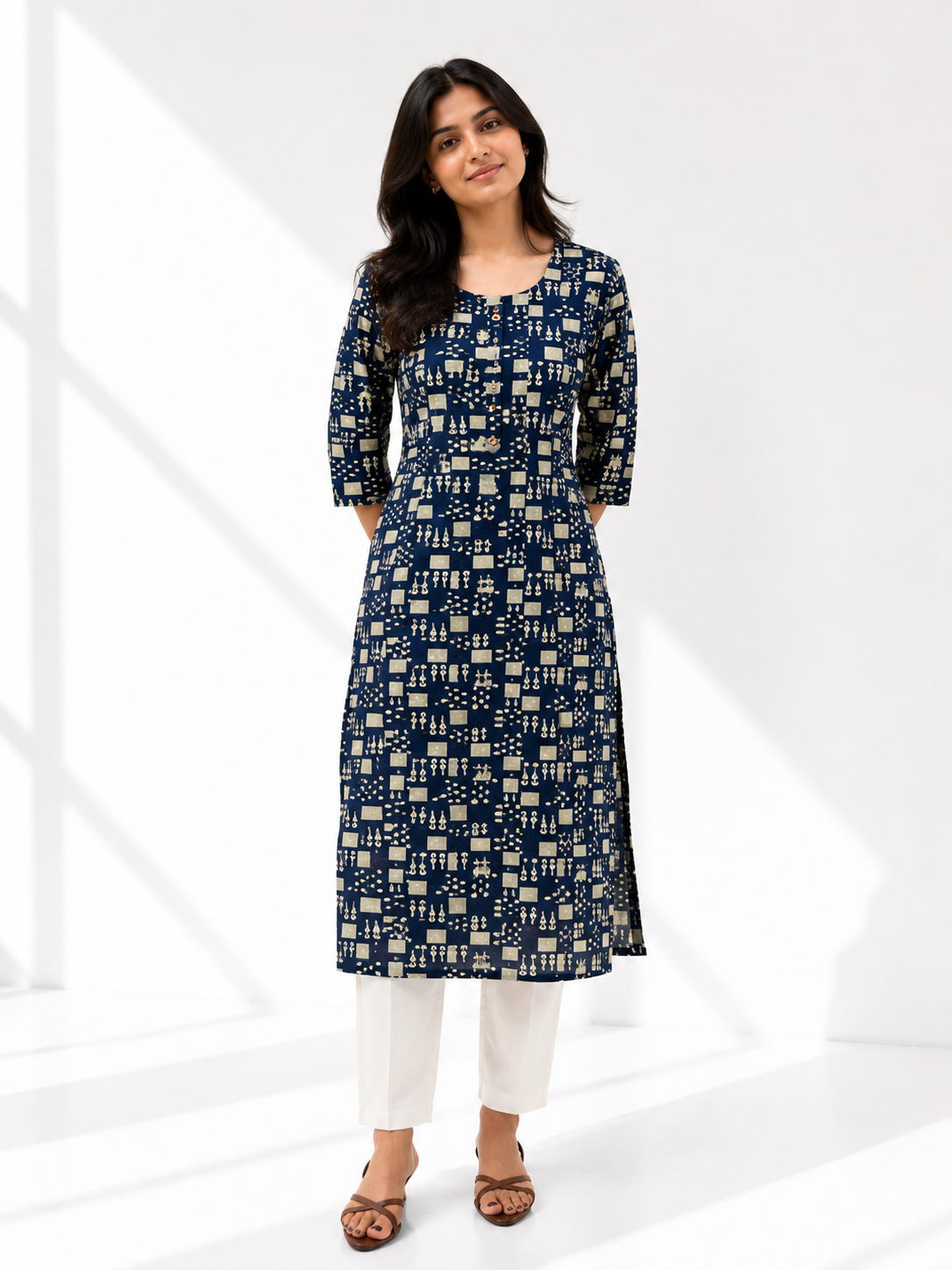 KURTHA SET BLUE