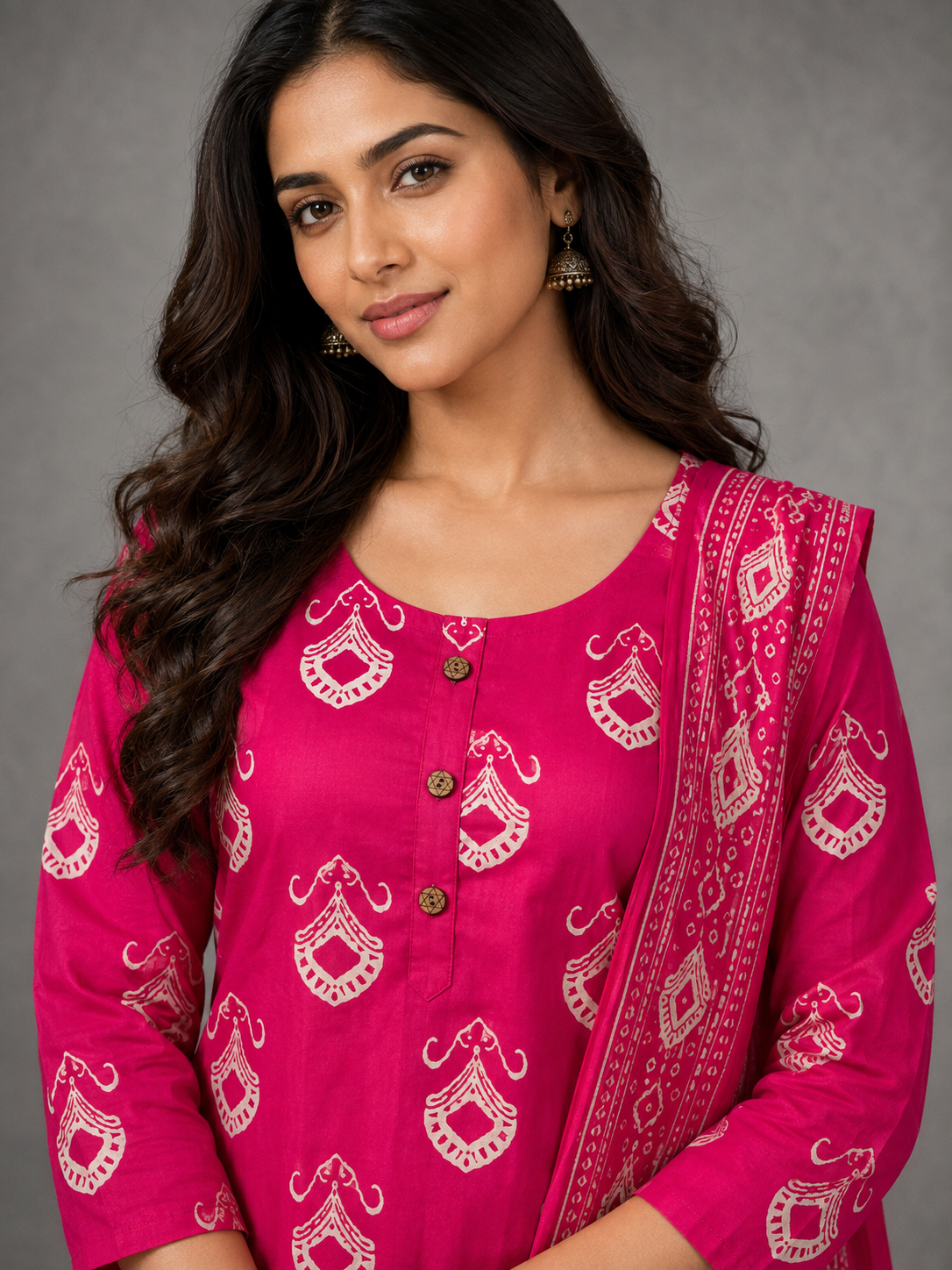 SALWAR SET (DEEP PINK)