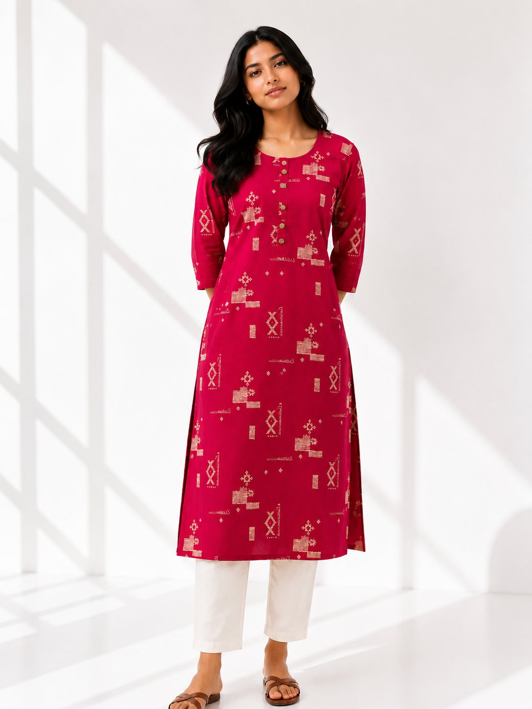 KURTHI SET PINK