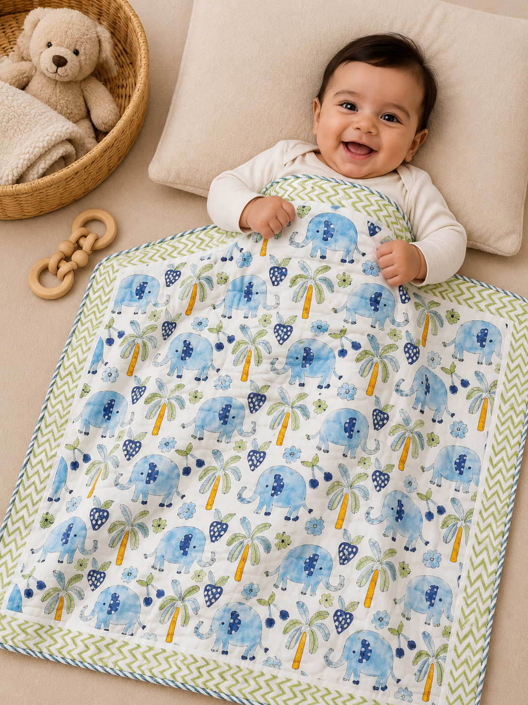 BABY COTTON DOHAR – LITTLE JUNGLE DREAMS