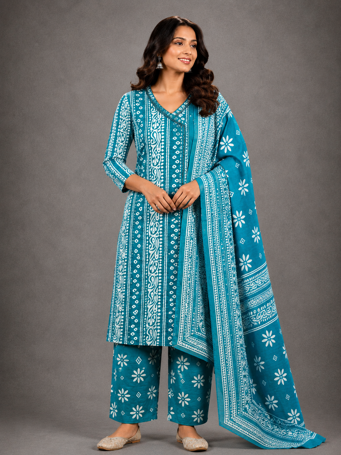 SALWAR SETS (MIST BLUE)