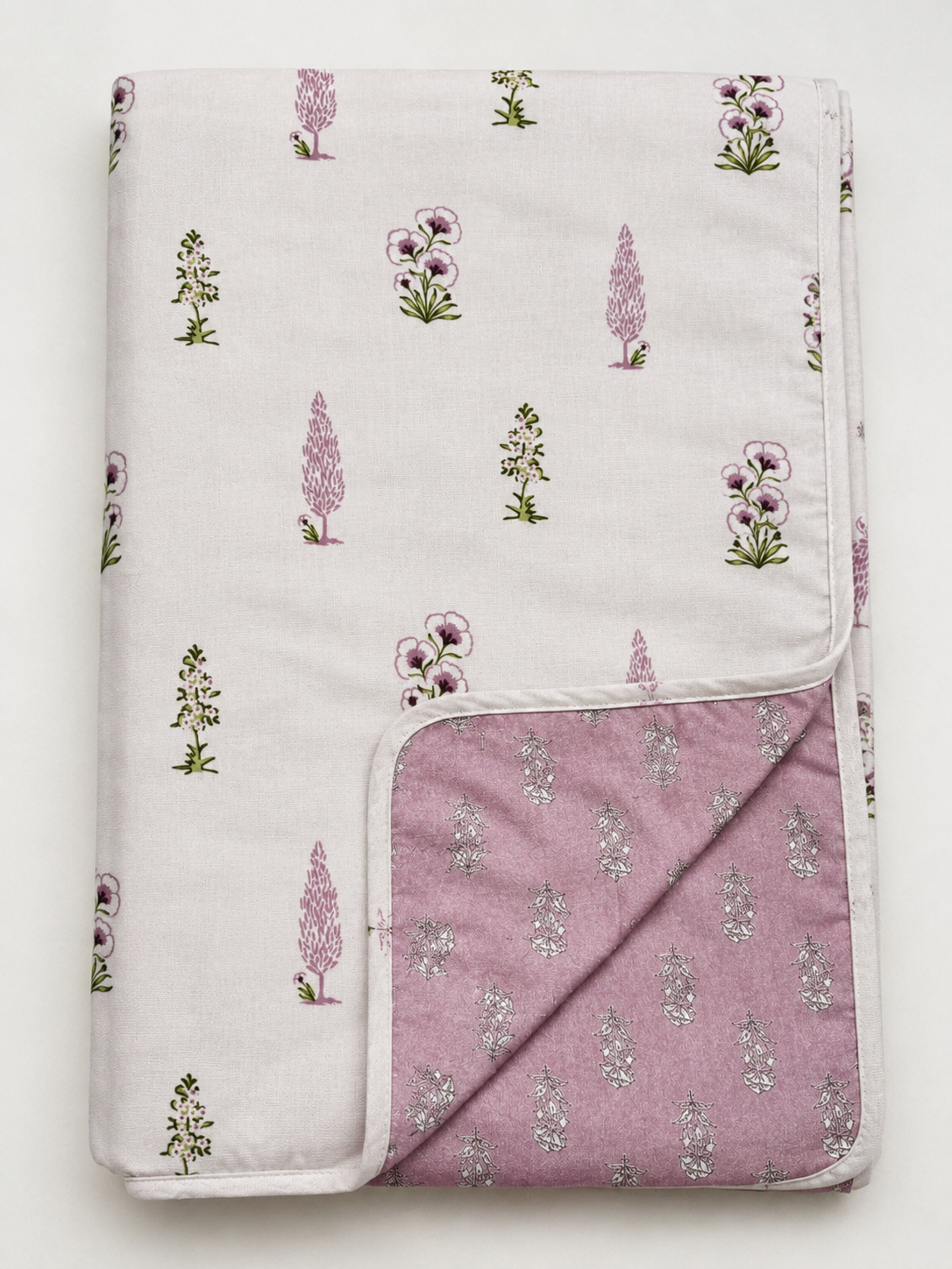 BLUSH BOTANICAL GARDEN COTTON DOHAR