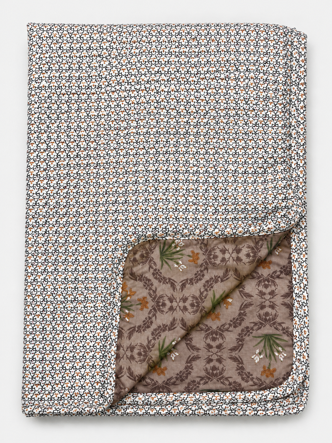 MOCHA BLOOM COTTON DOHAR