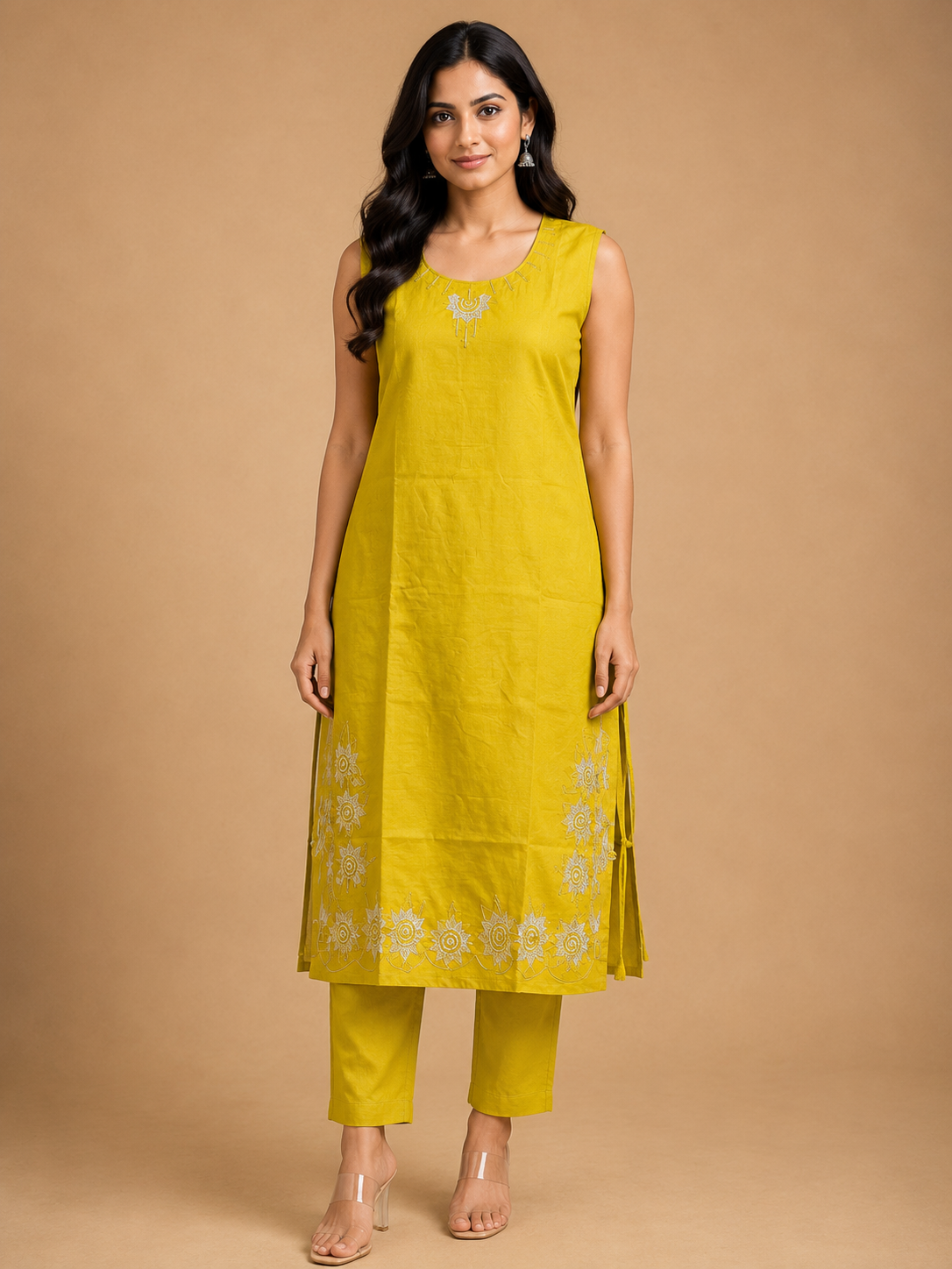 VATICAN SILK SALWAR SET (MUSTARD GOLD)