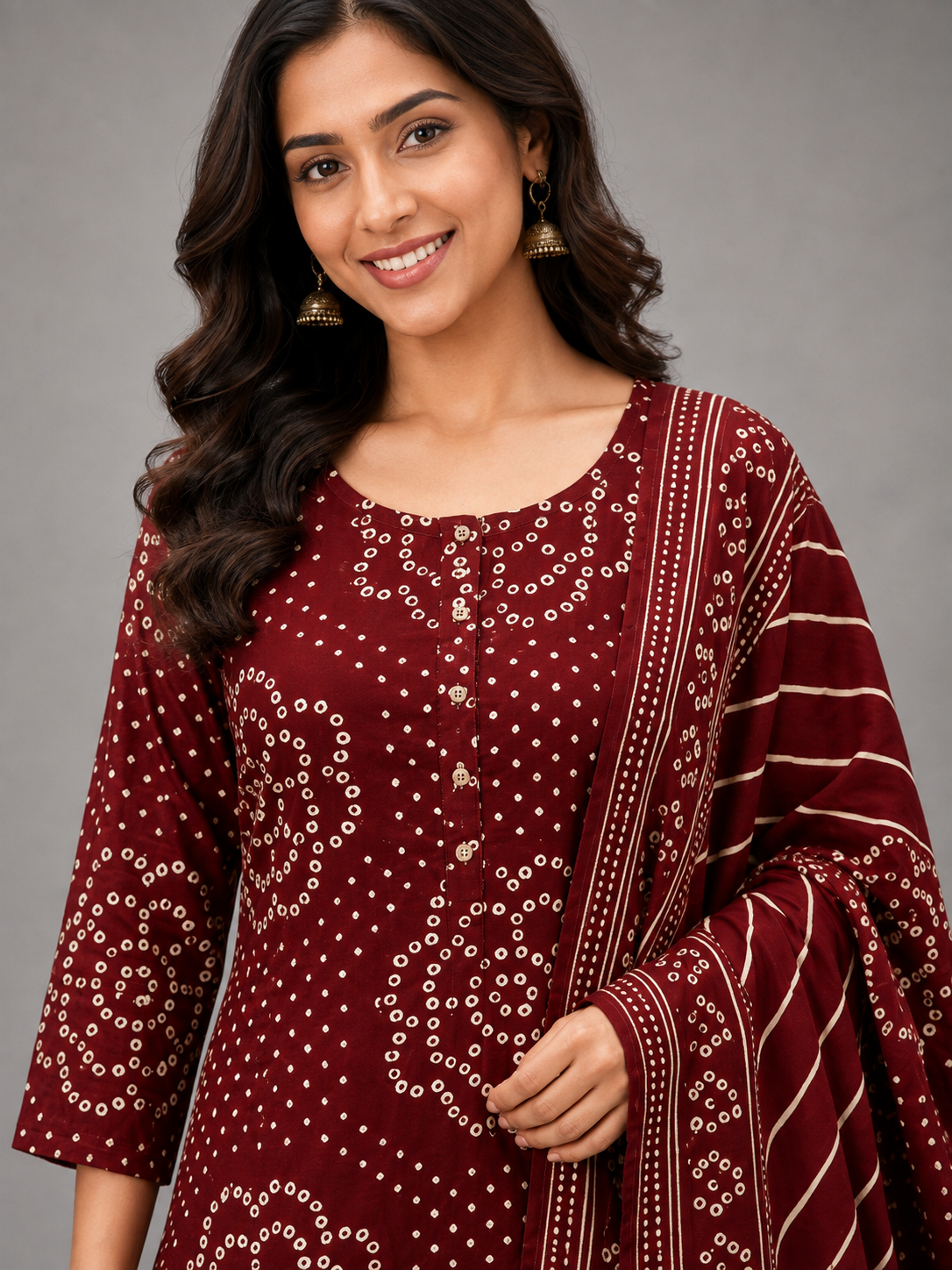SALWAR SET (MAROON)