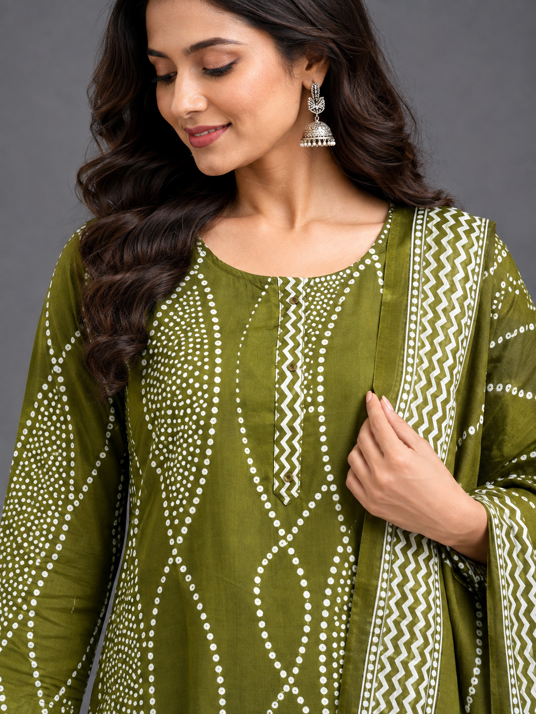 SALWAR SET - GREEN COLOUR