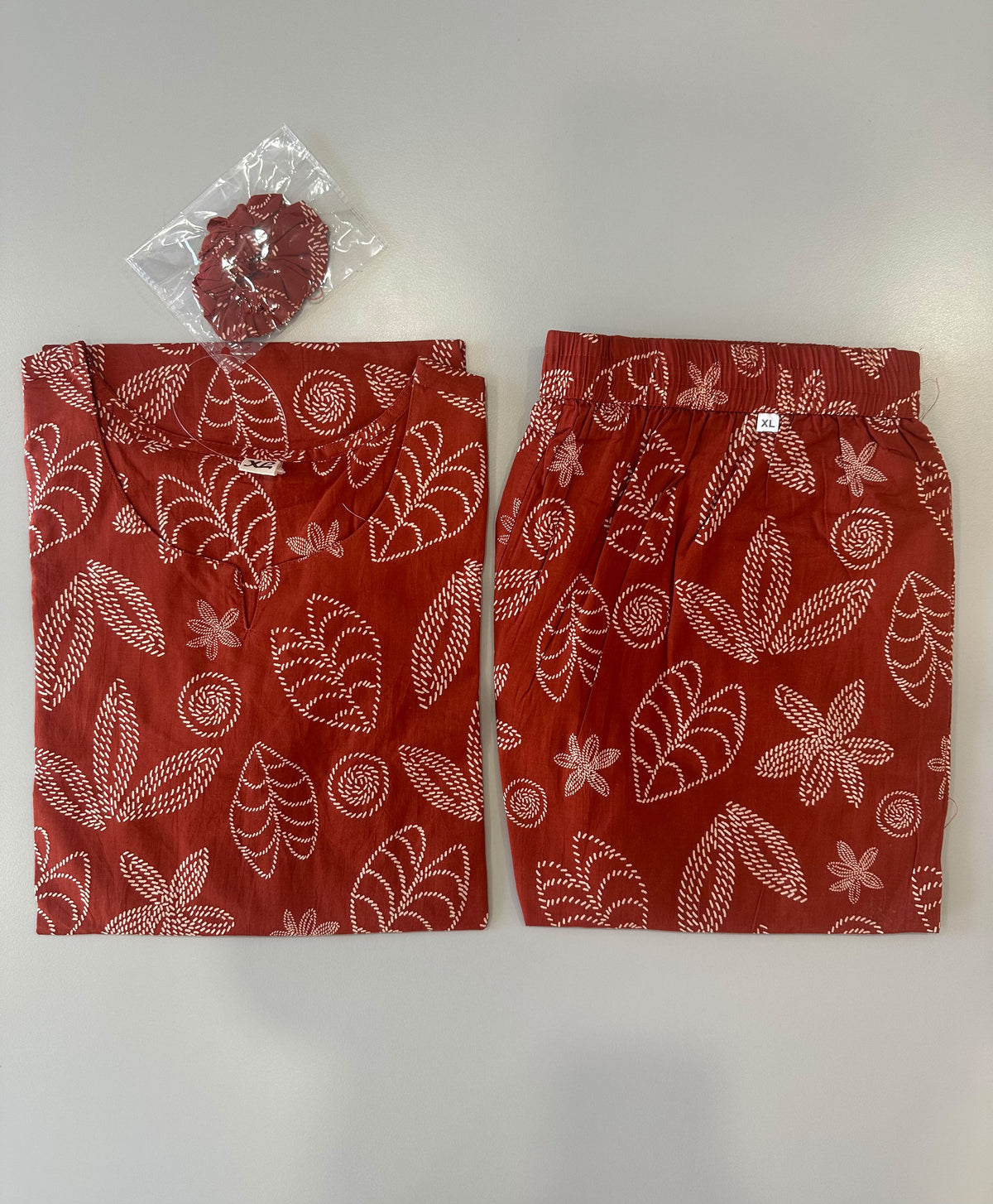 RUST BLOOM PRINTED CO-ORD SET