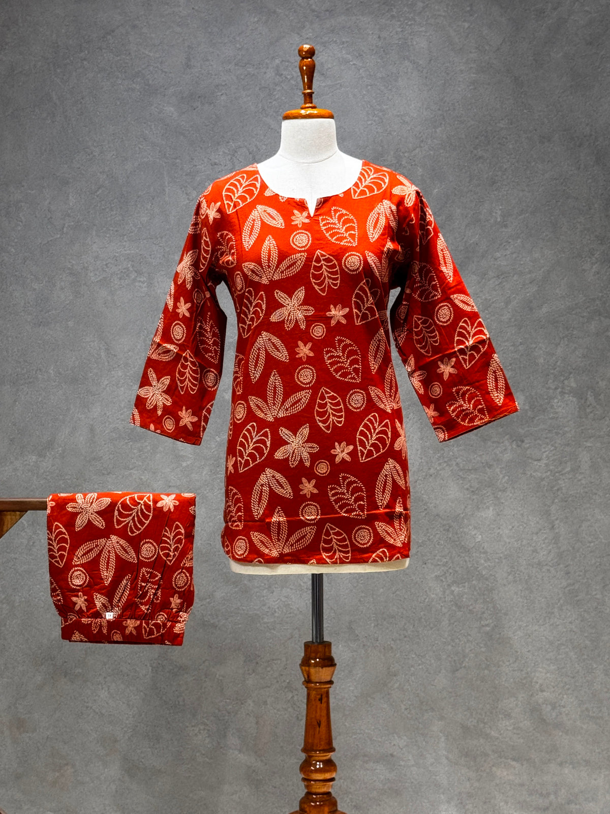 RUST BLOOM PRINTED CO-ORD SET