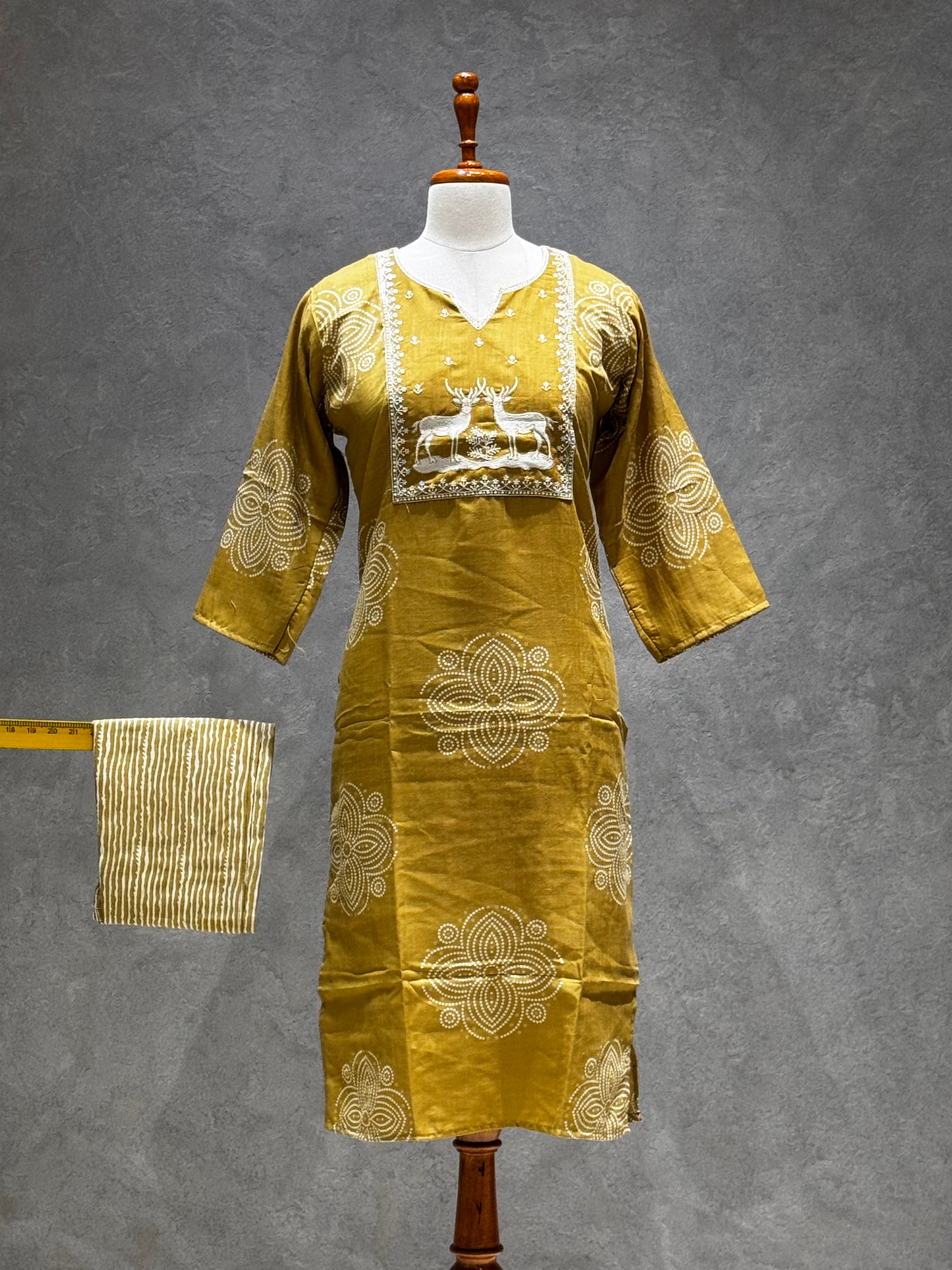 SALWAR SETS MUSTARD 0.4