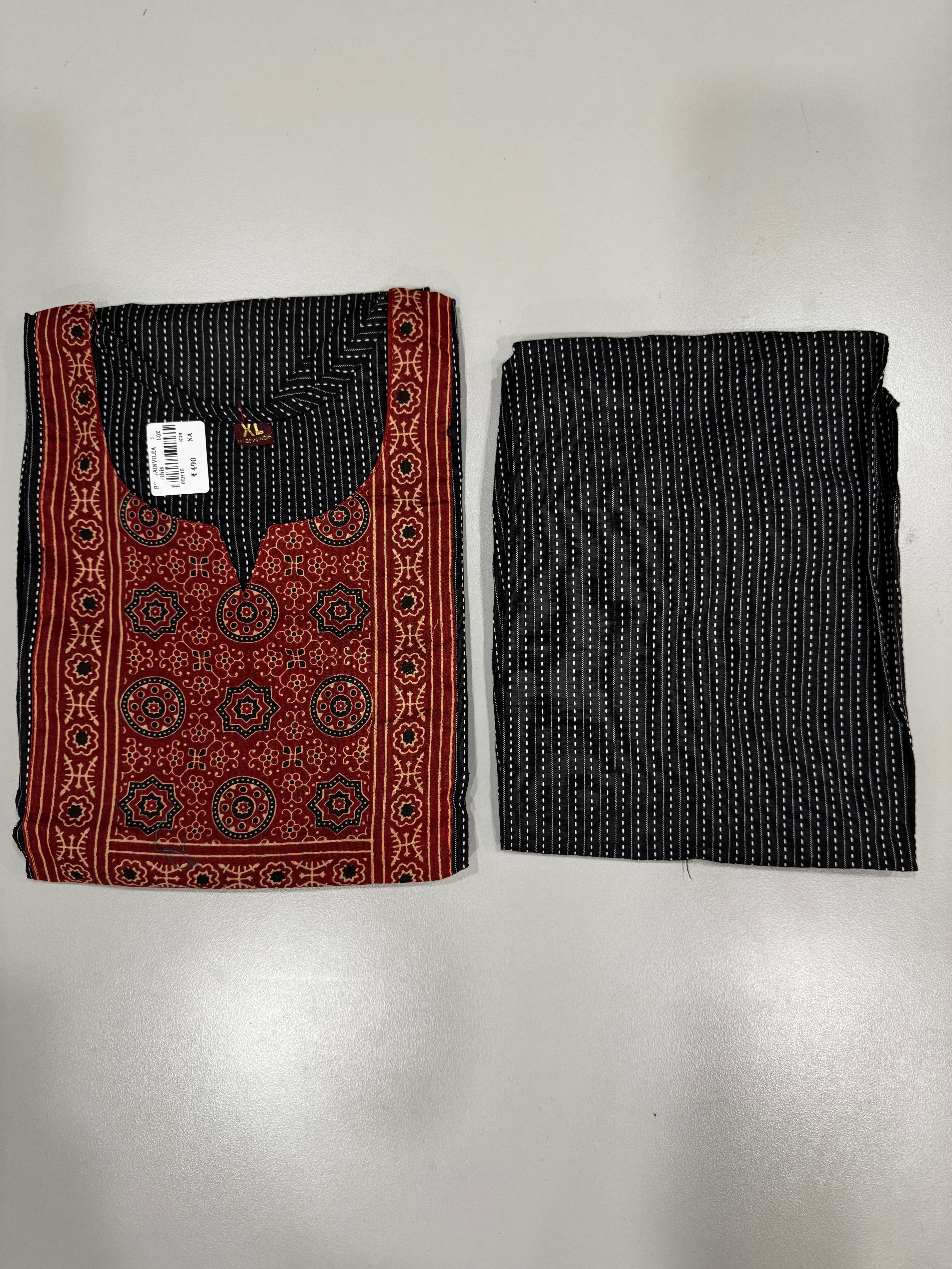 KURTHI SETS - 4.6 BLACK