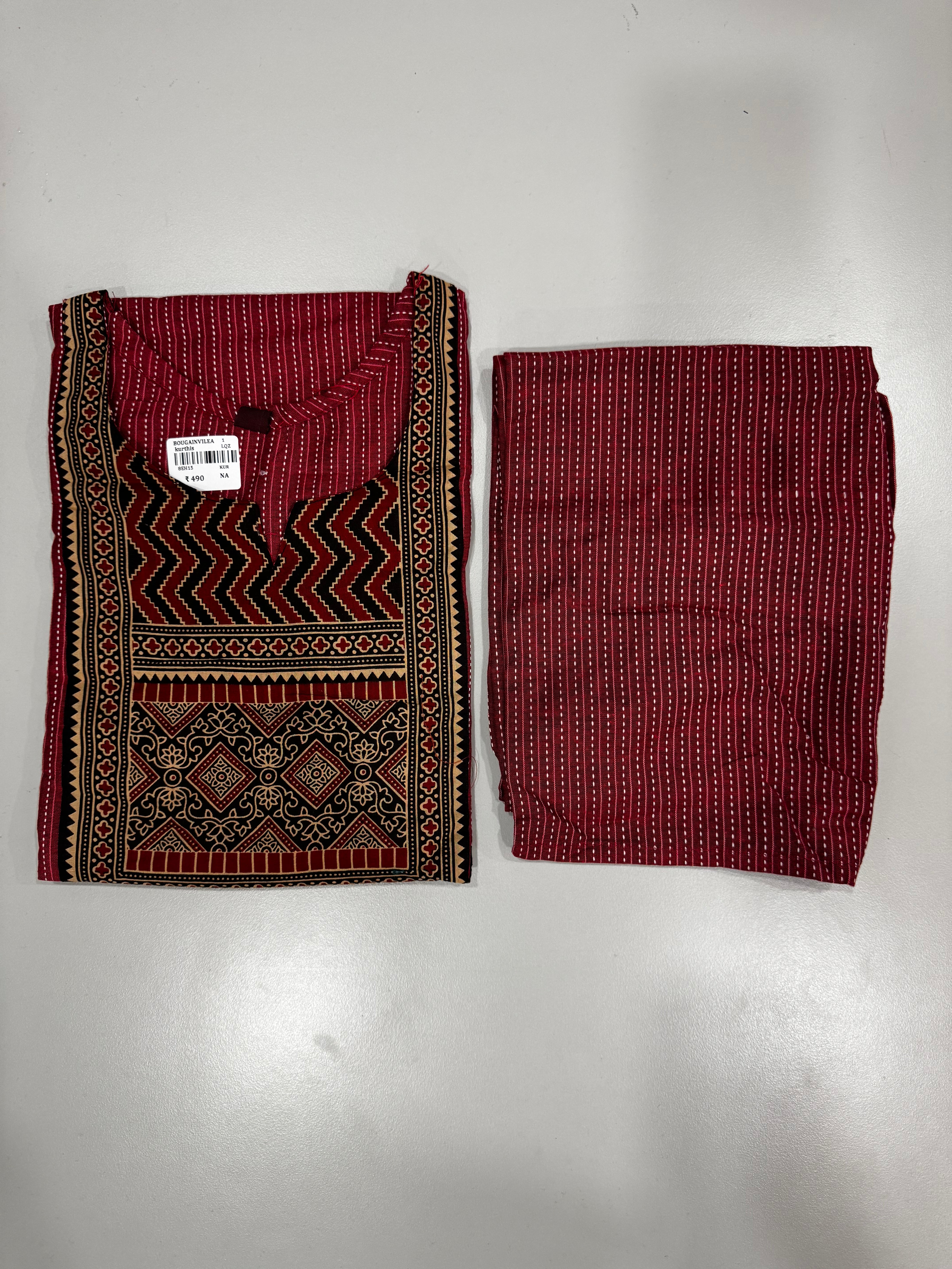 KURTHI SETS - 4.11 RED