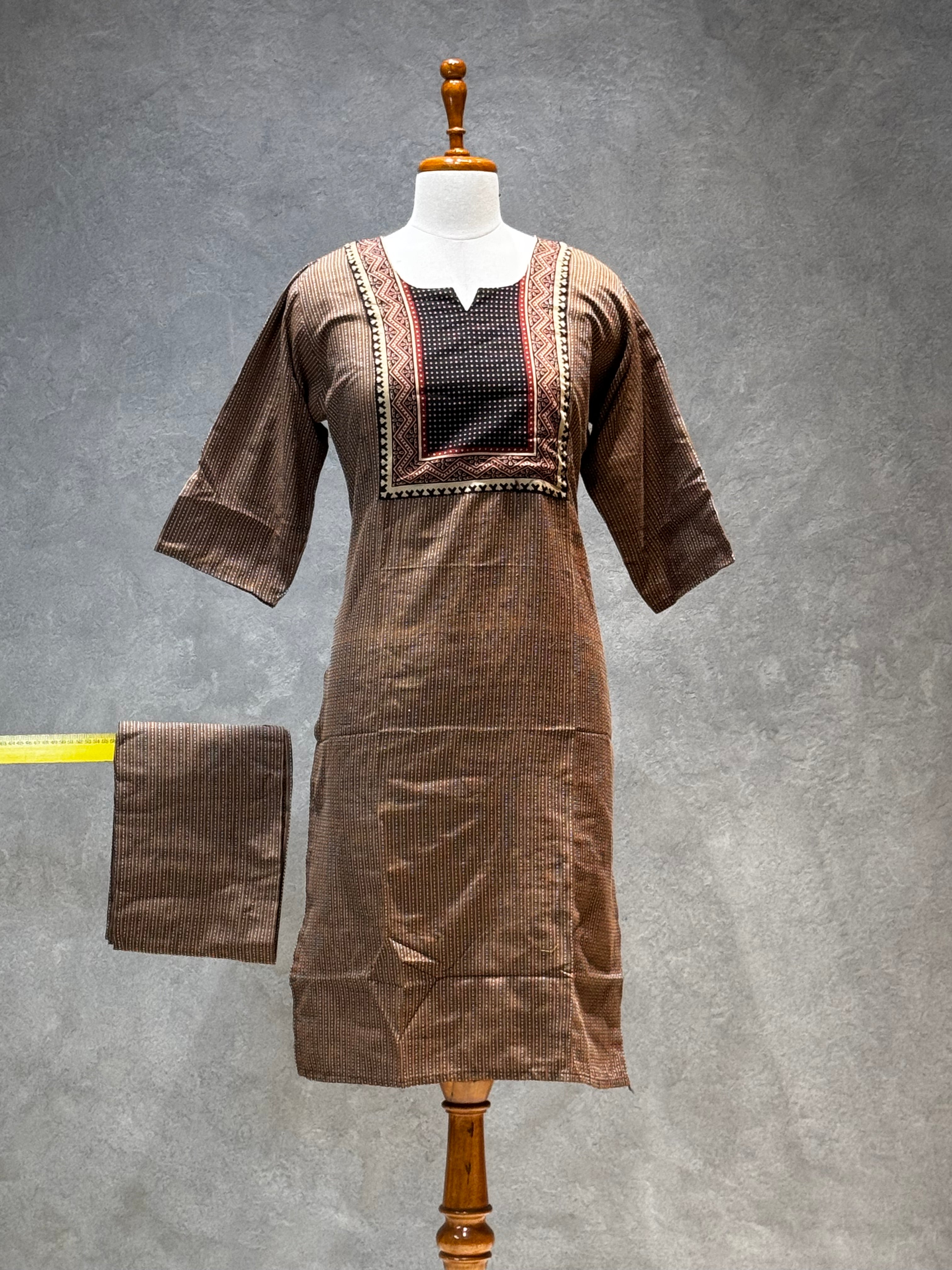 KURTHI SETS - 4.17 BROWN