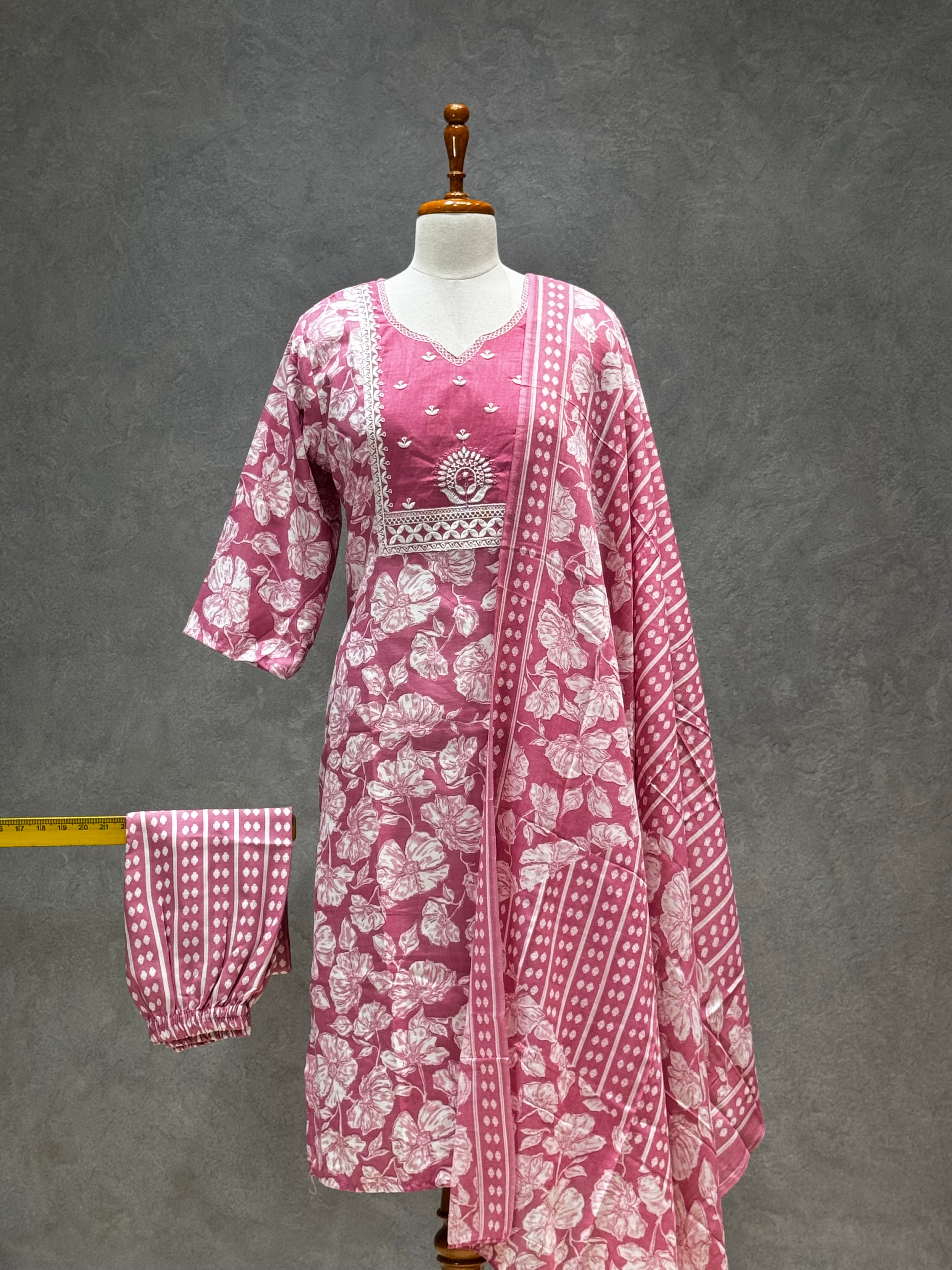 SALWAR SET PINK