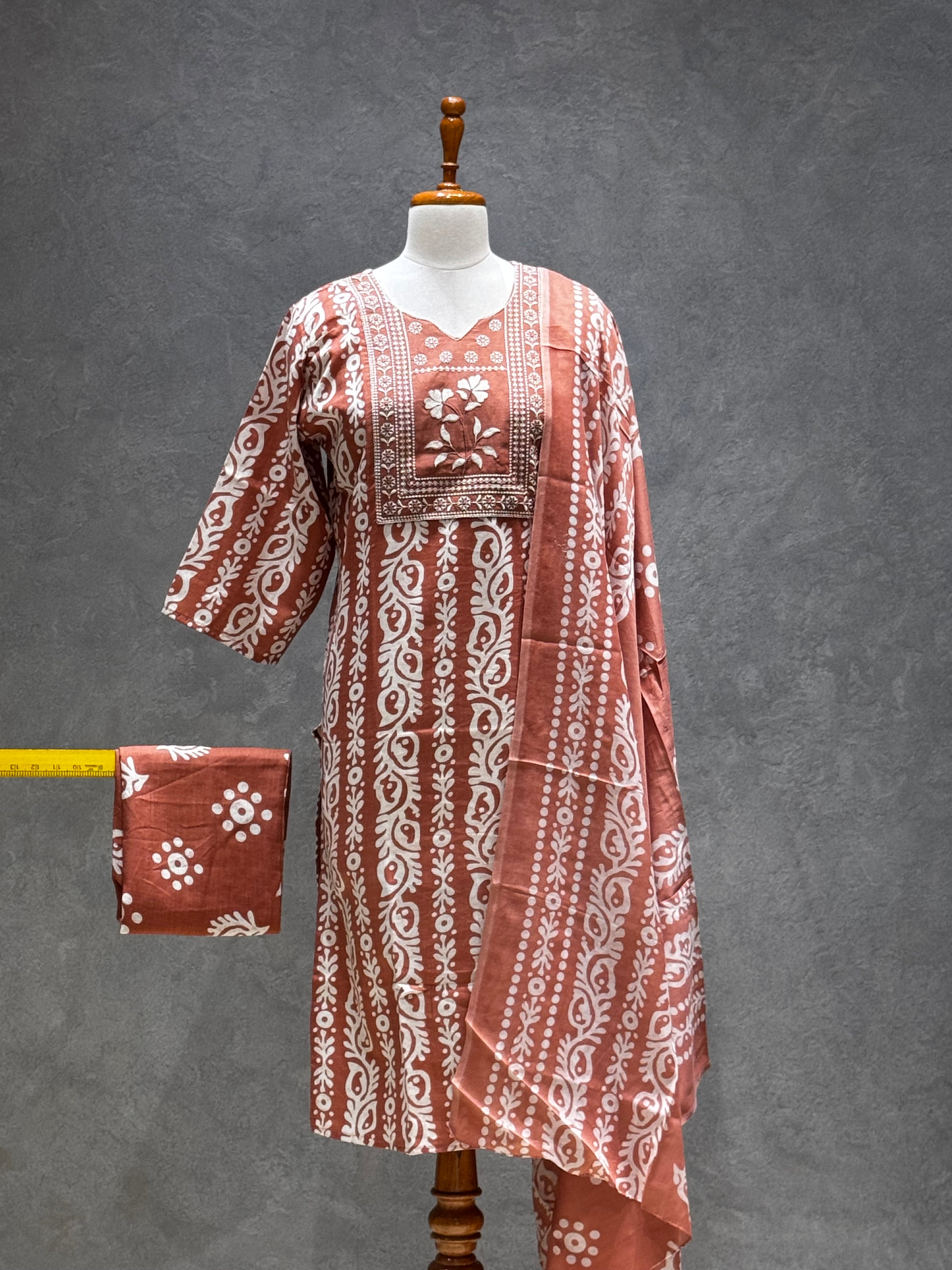 SALWAR SET - PEACH