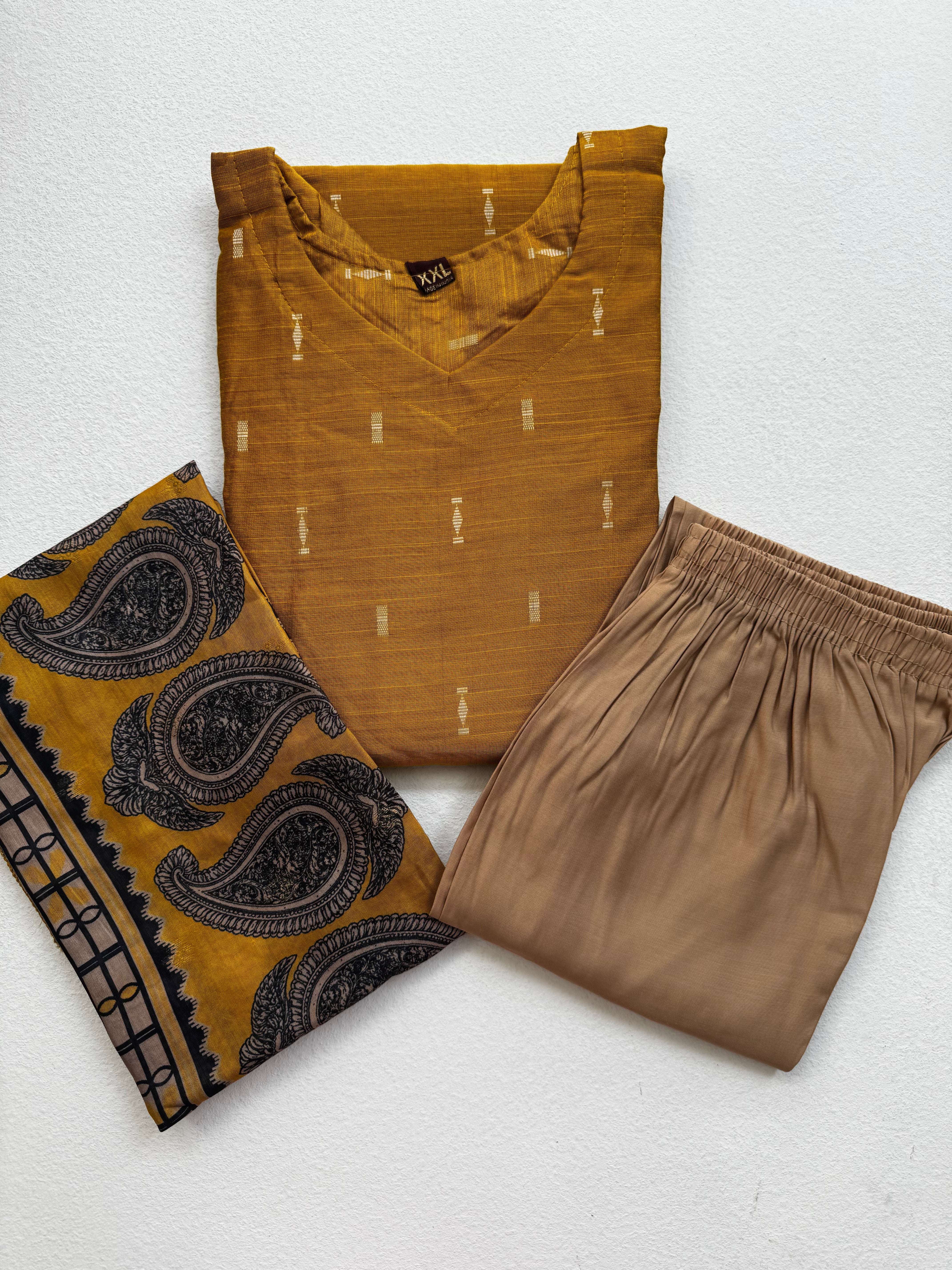 SALWAR SET - MUSTARD