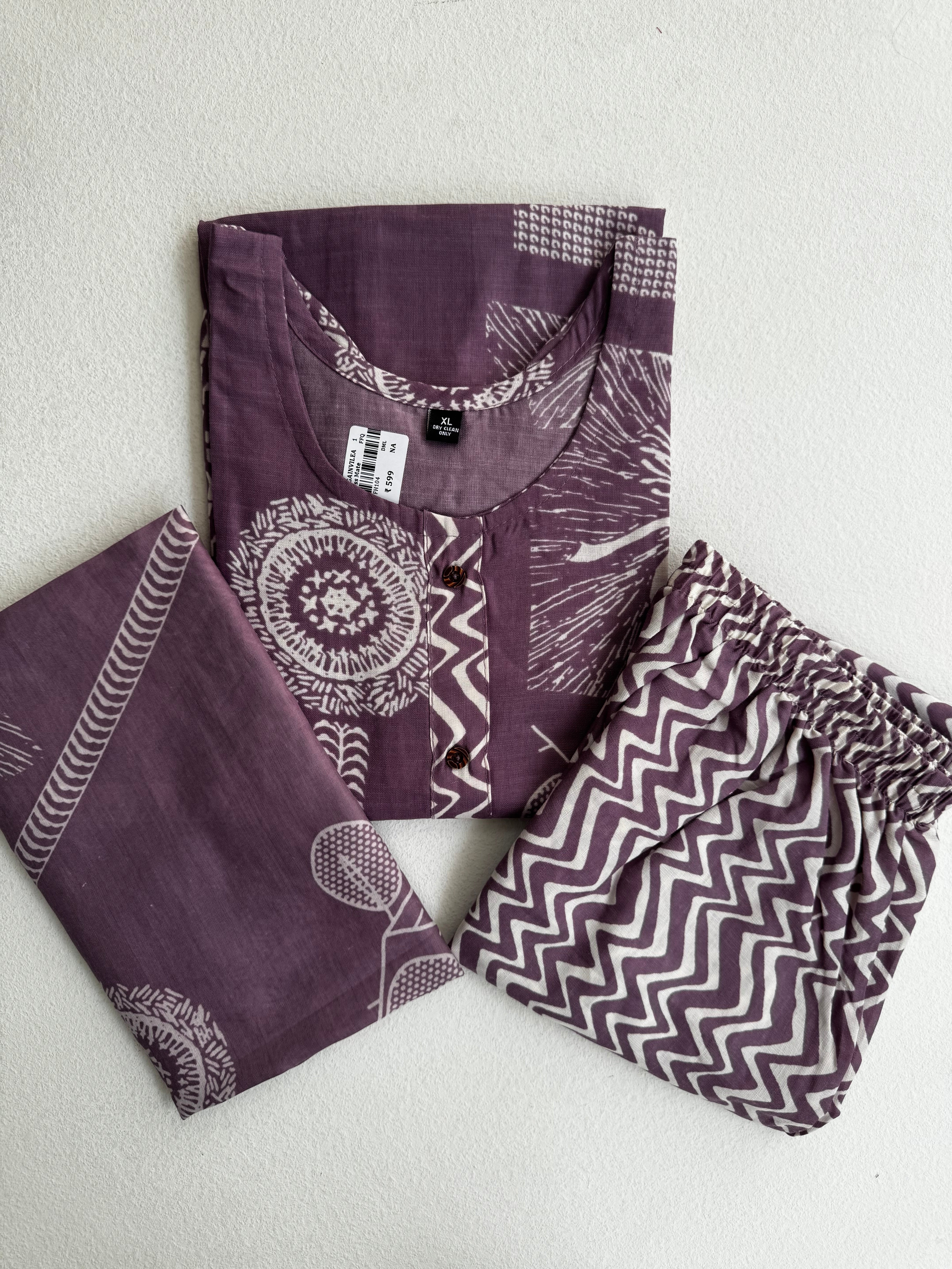 SALWAR SET - PURPLE