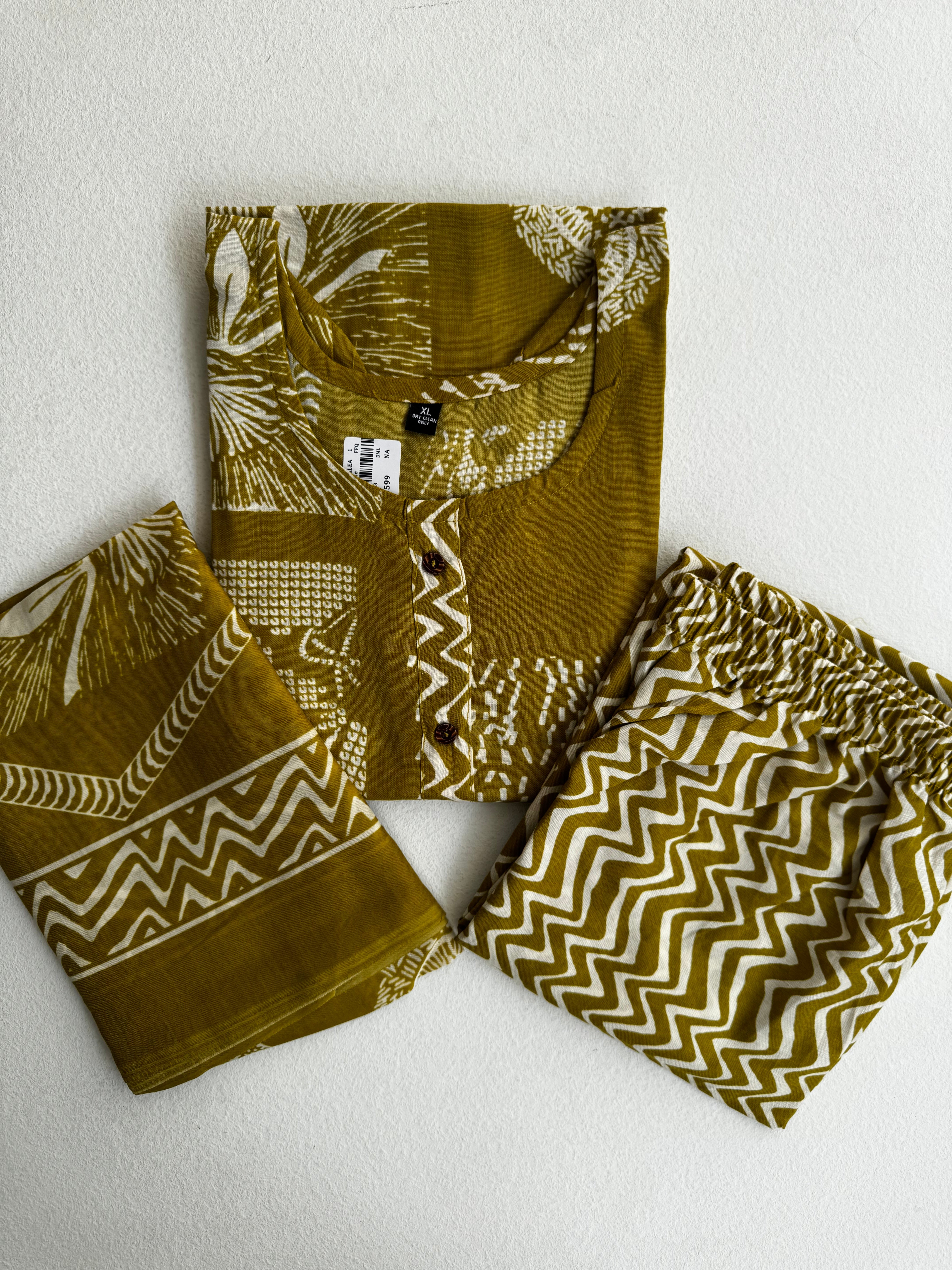 SALWAR SETS - MUSTARD