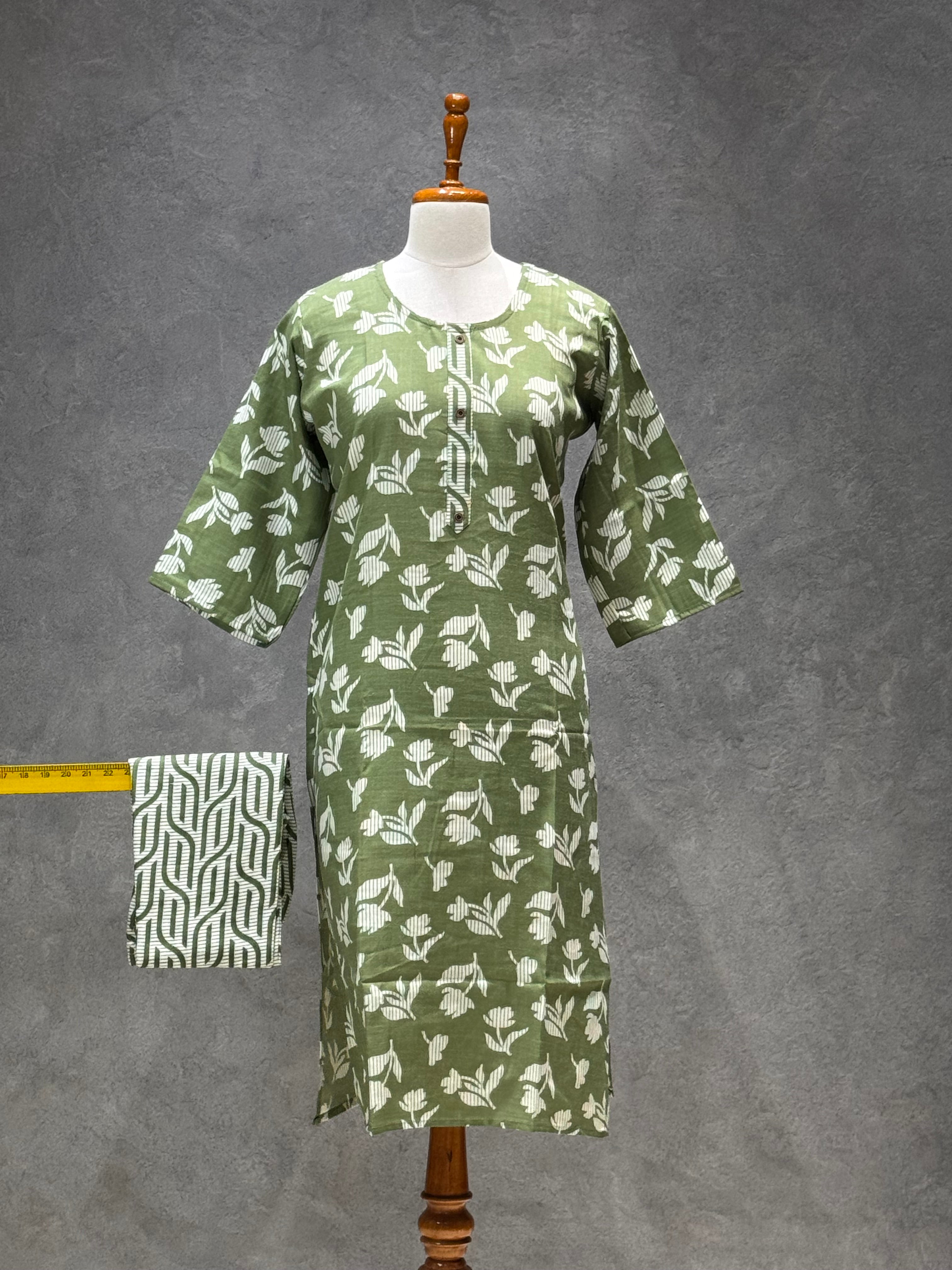 SALWAR SET - GREEN COLOUR