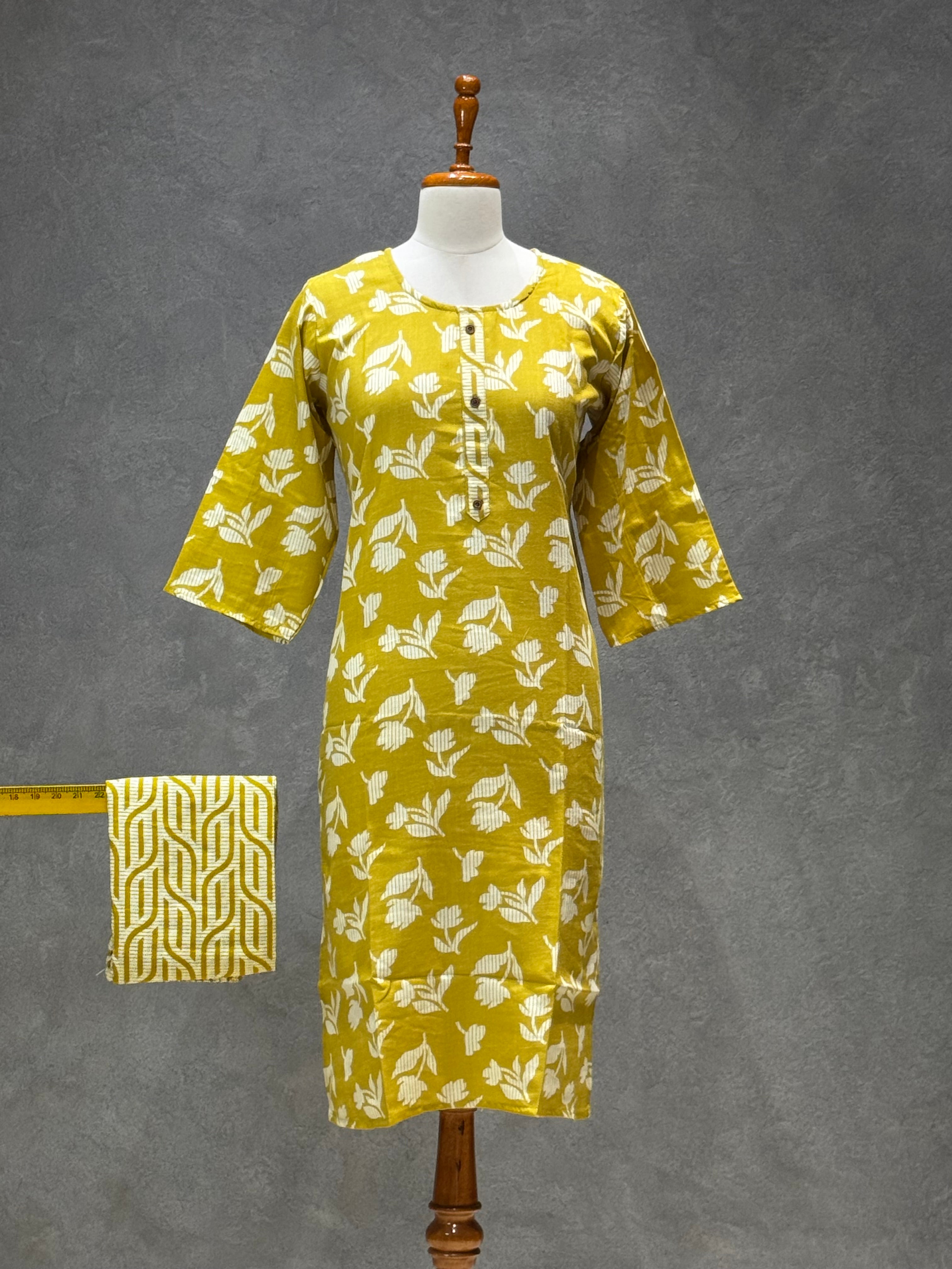 SALWAR SET - YELLOW COLOUR