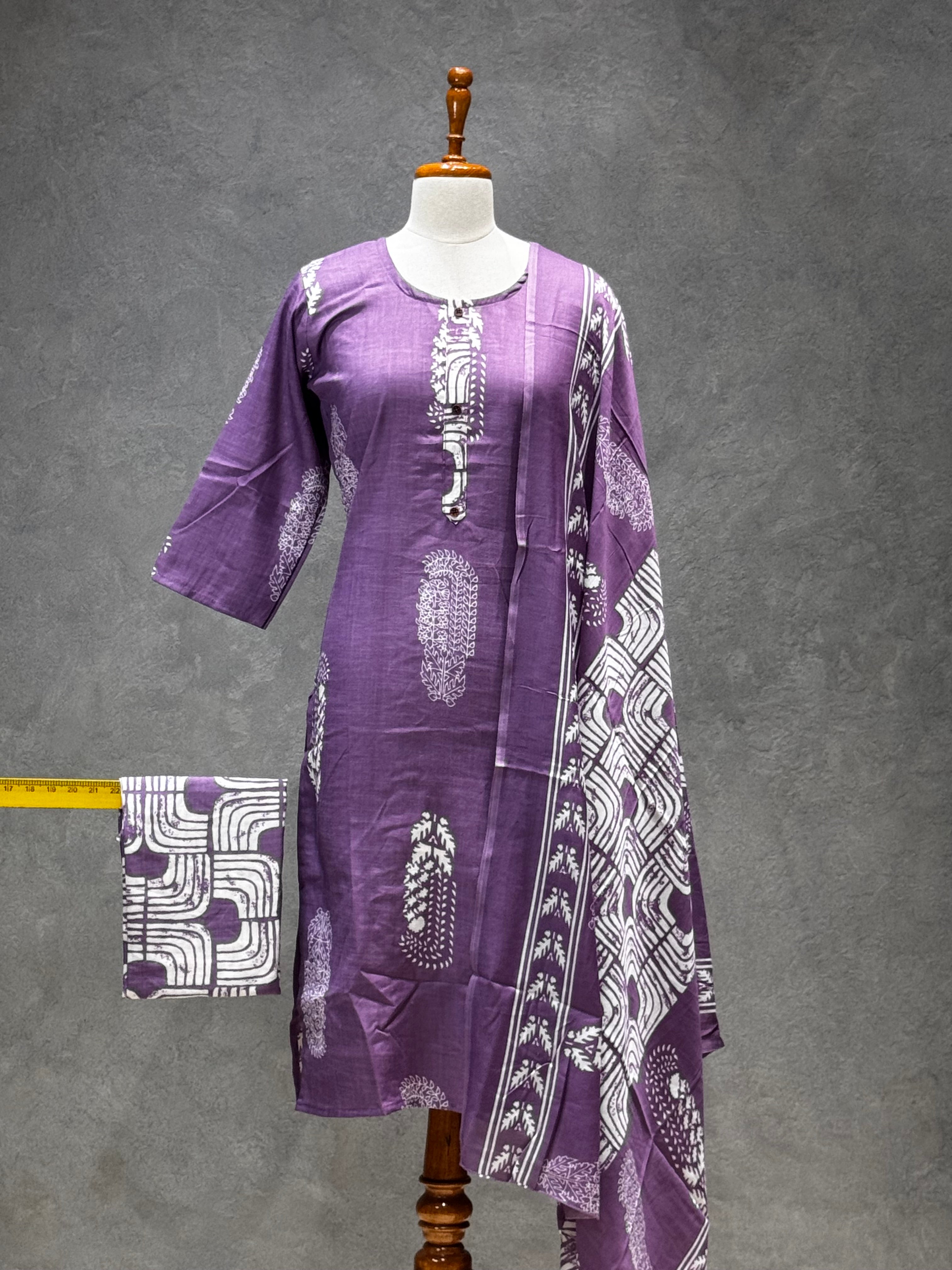 SALWAR SET - PURPLE COLOUR