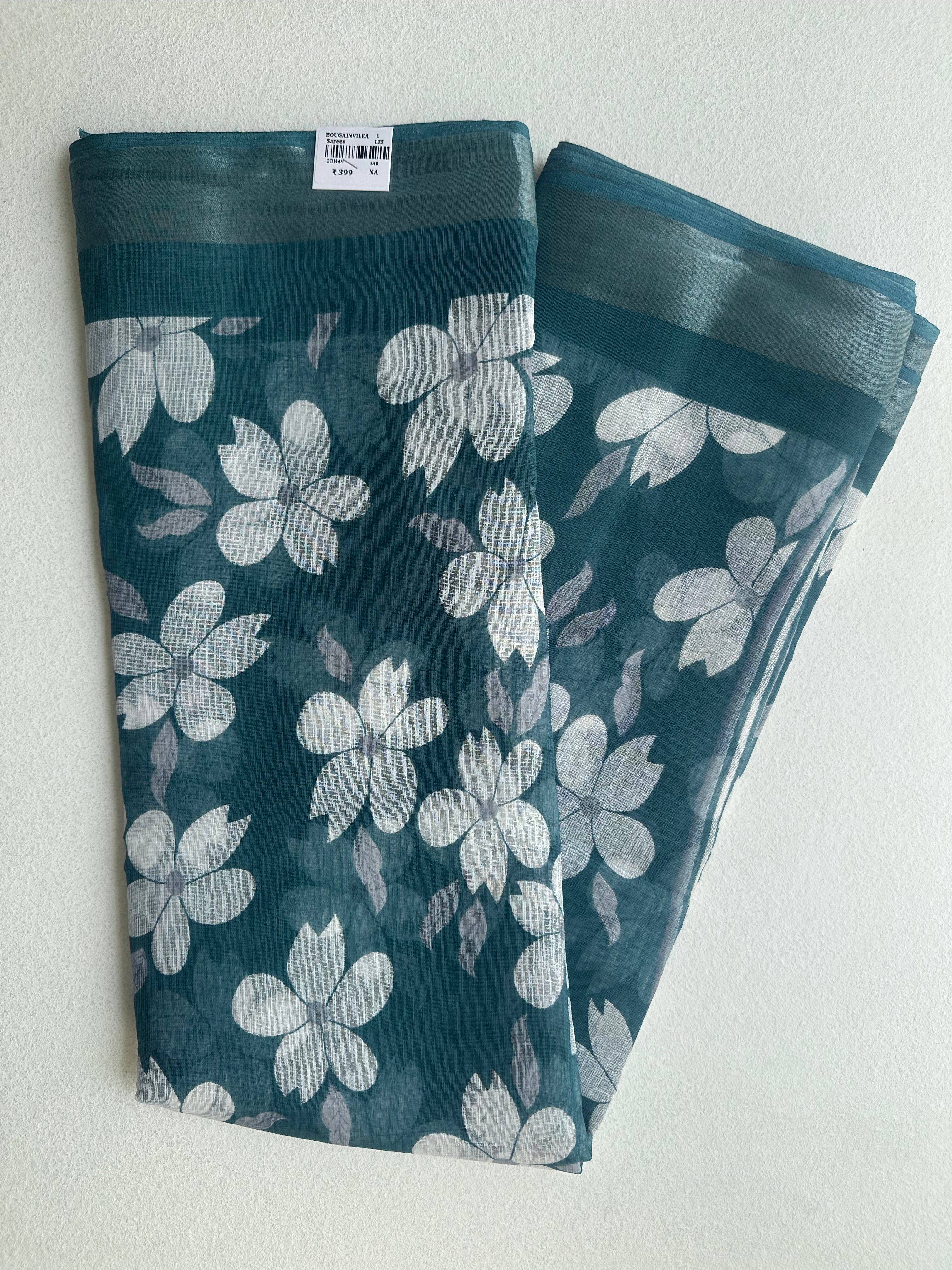 SEMI LINEN SAREE - 6223