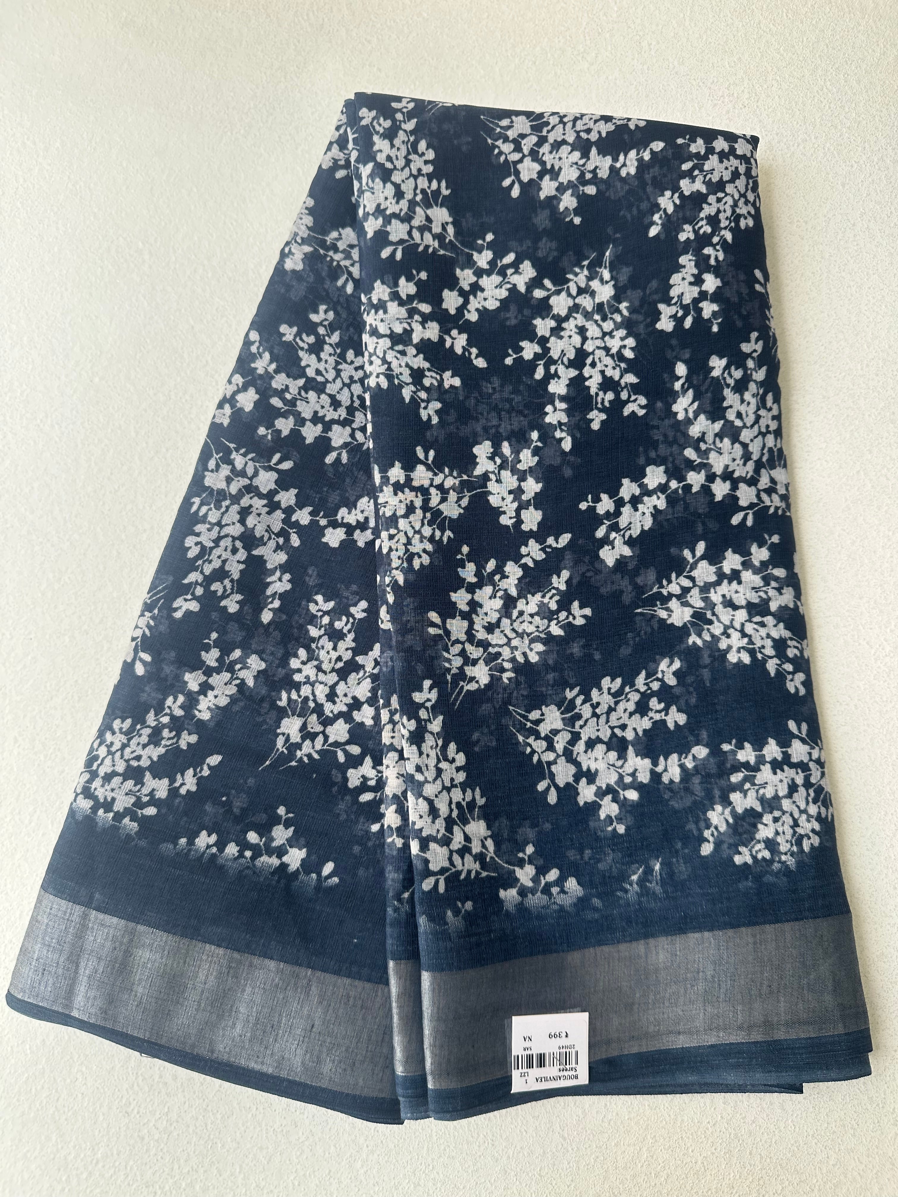 SEMI LINEN SAREE - 6224