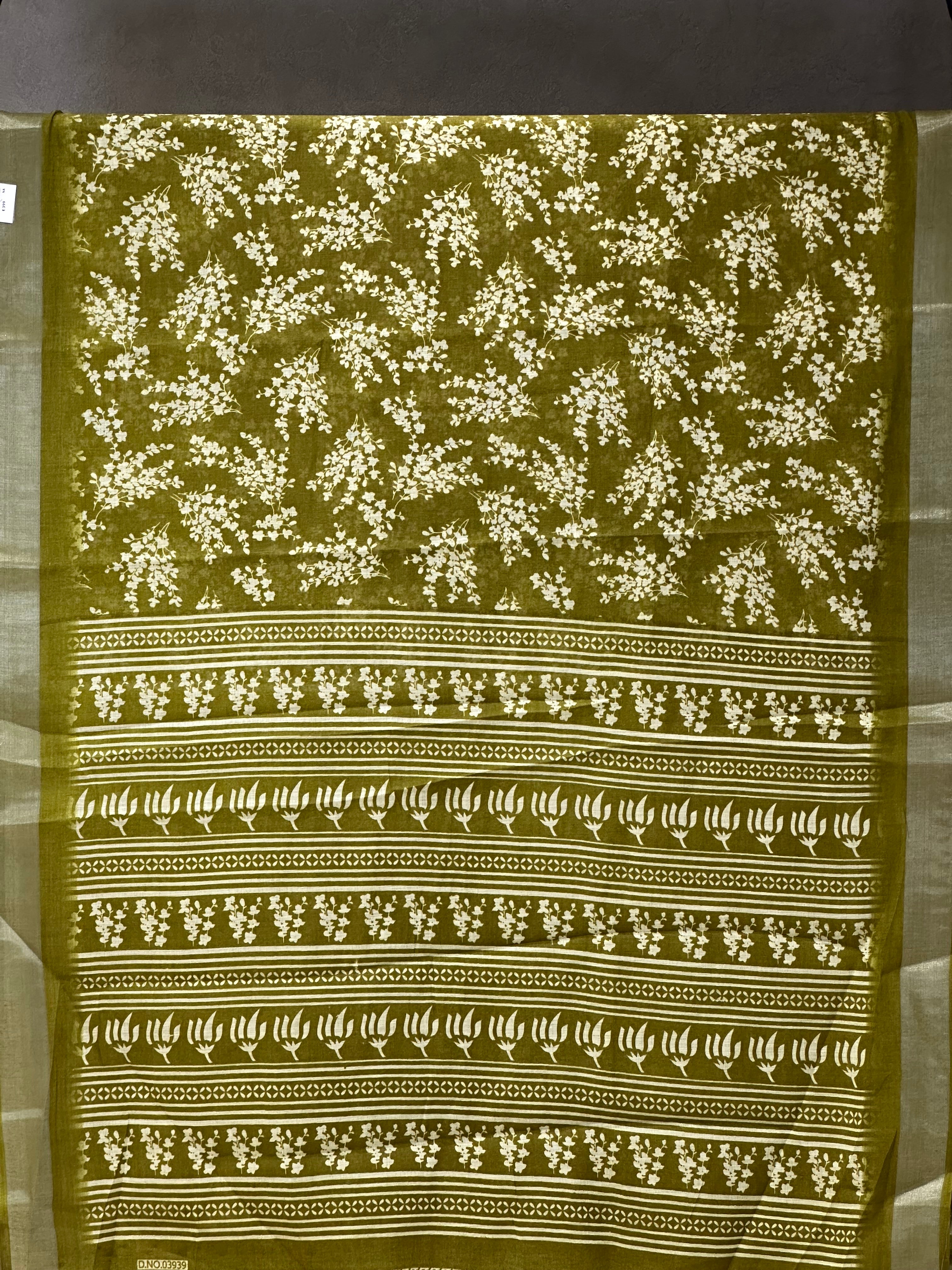 SEMI LINEN SAREE - 6224