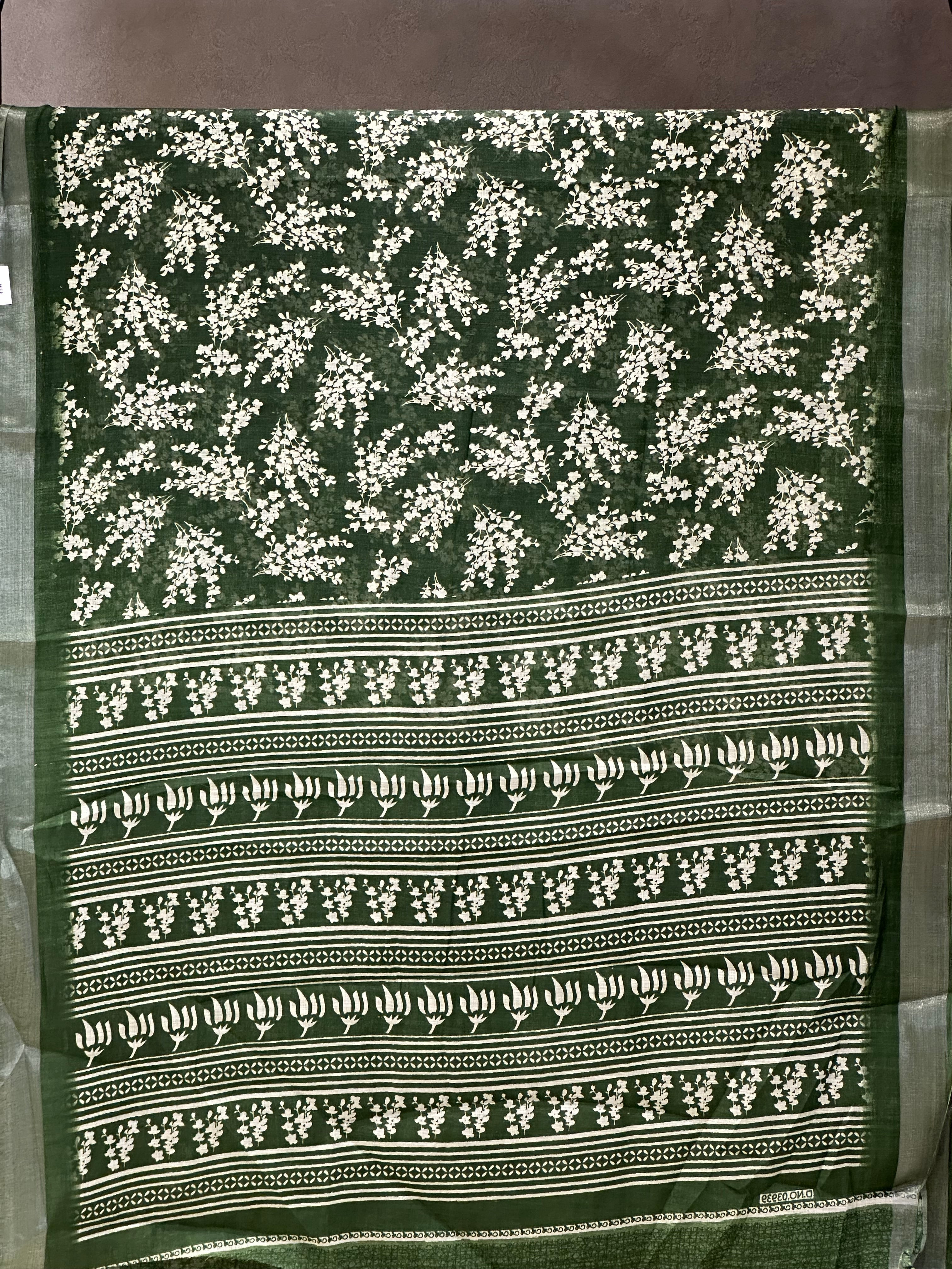 SEMI LINEN SAREE - 6224