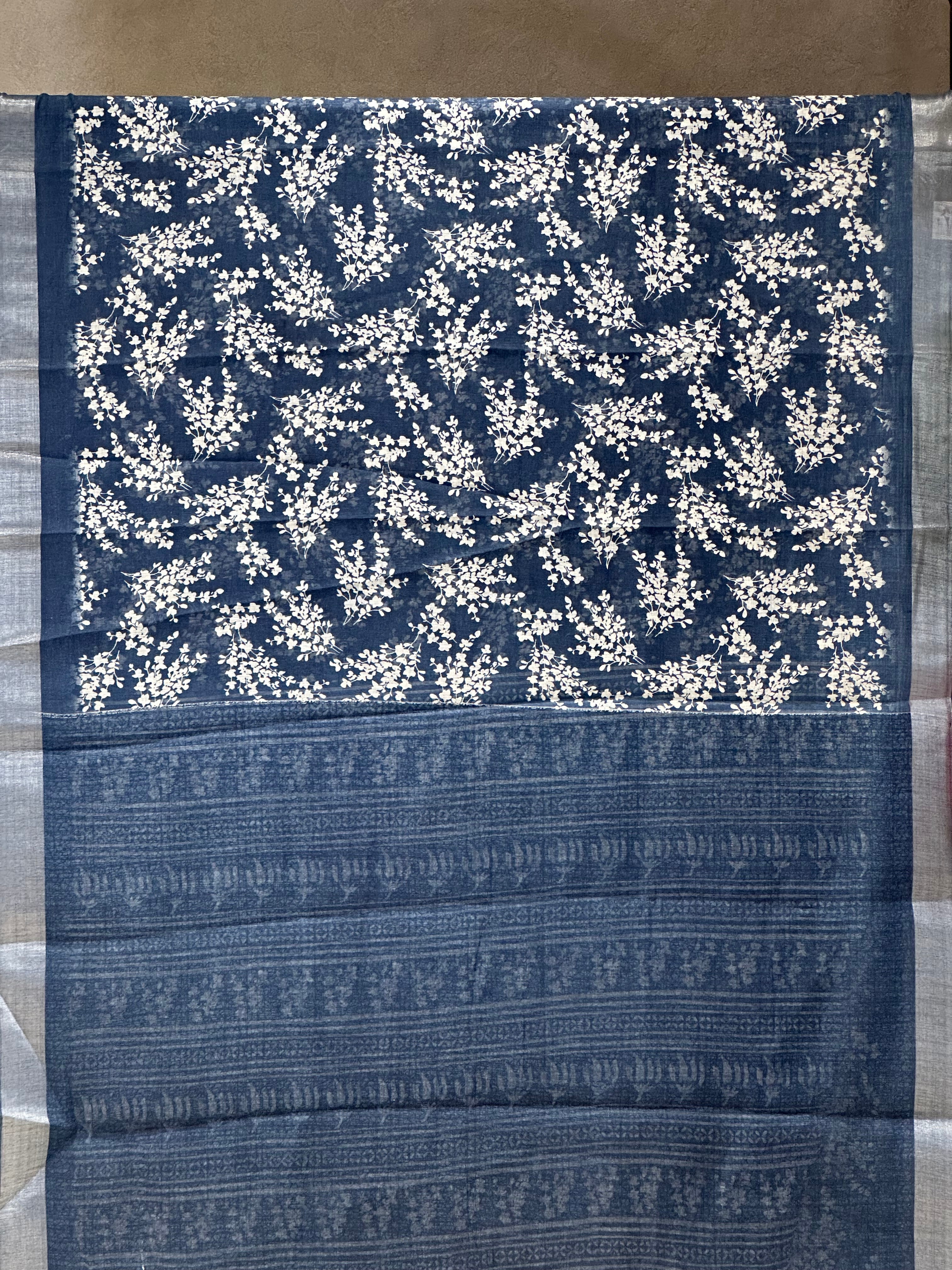 SEMI LINEN SAREE - 6224