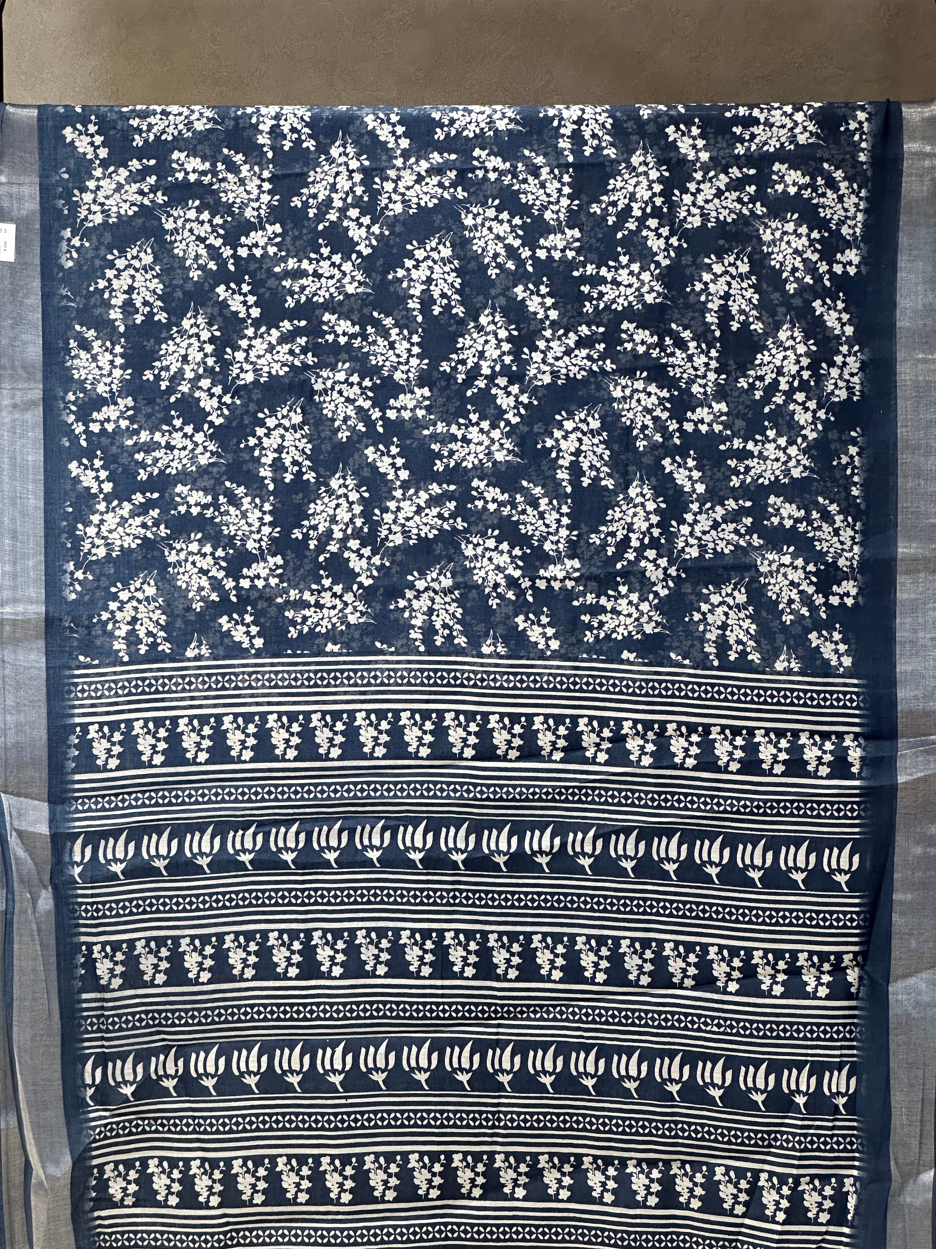 SEMI LINEN SAREE - 6224