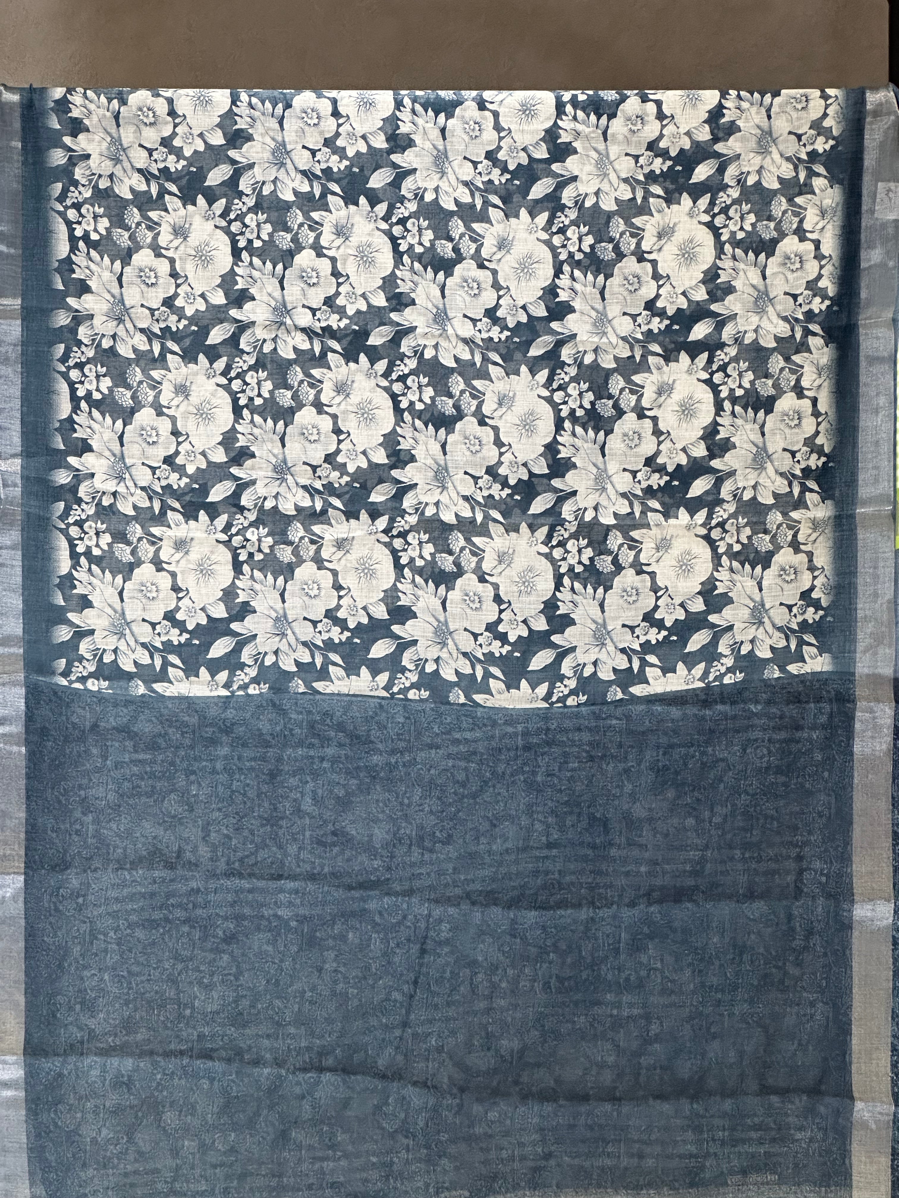 SEMI LINEN SAREE - 6193