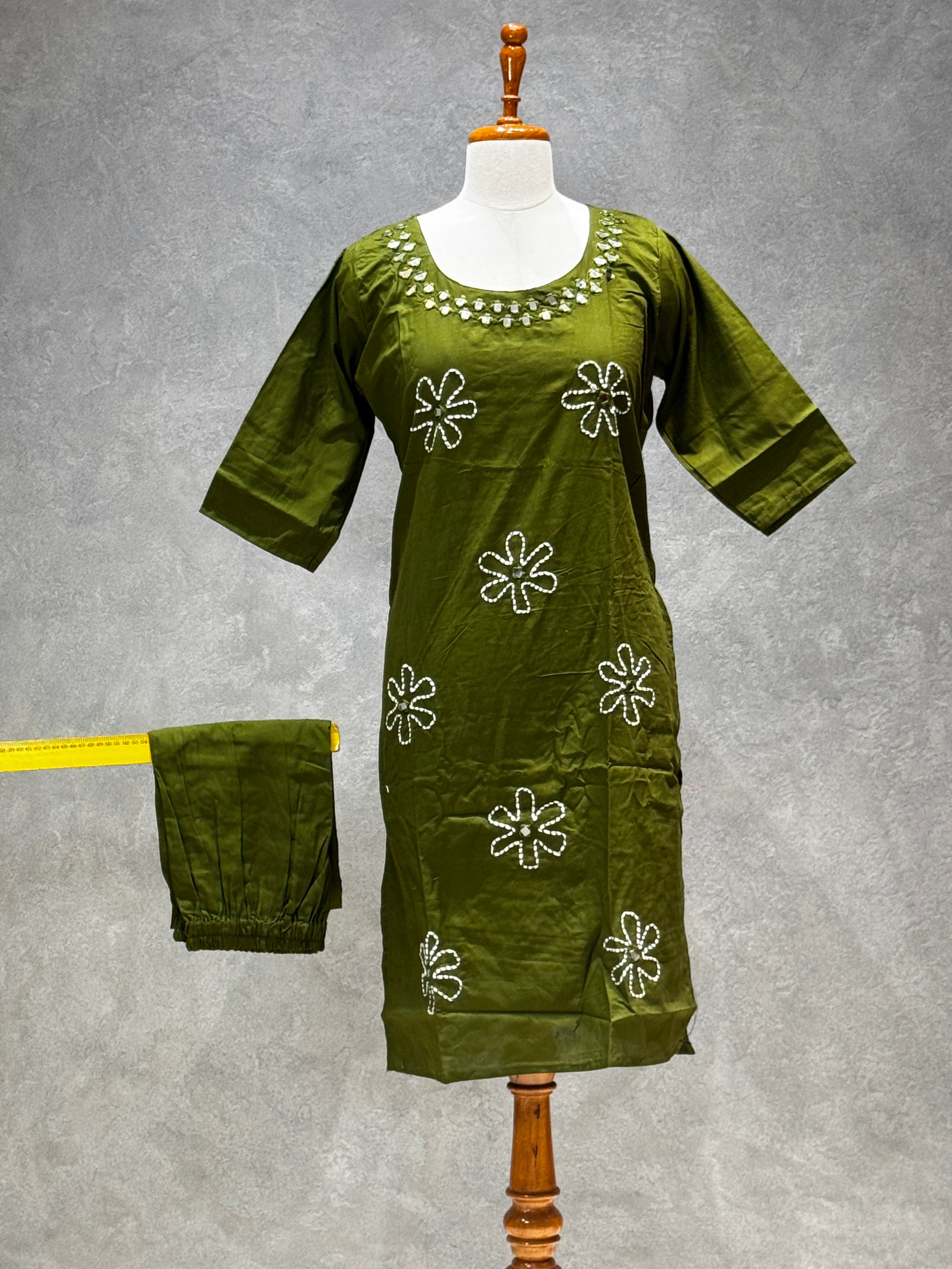 SALWAR SET GREEN