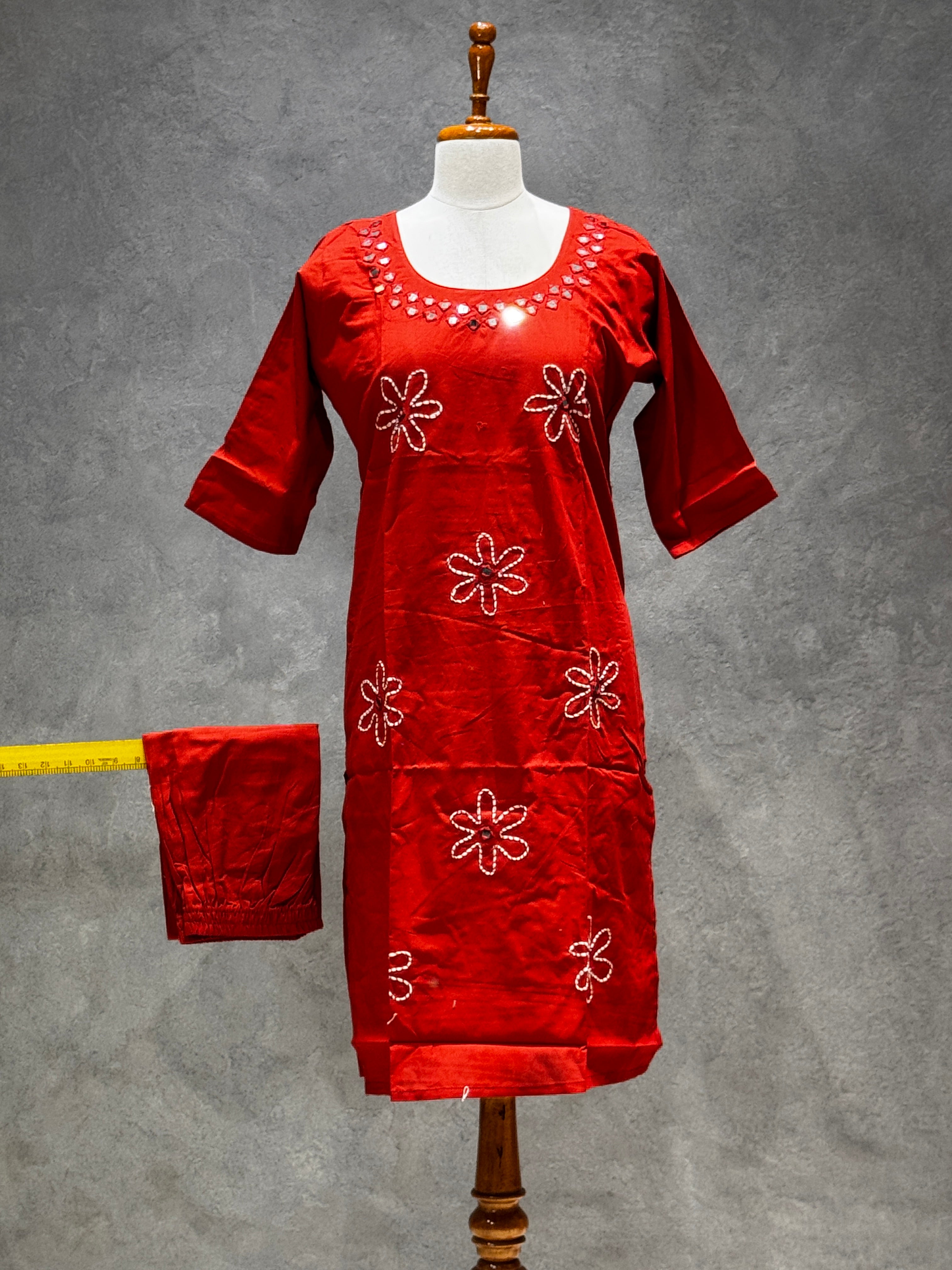 SALWAR SET ORANGE