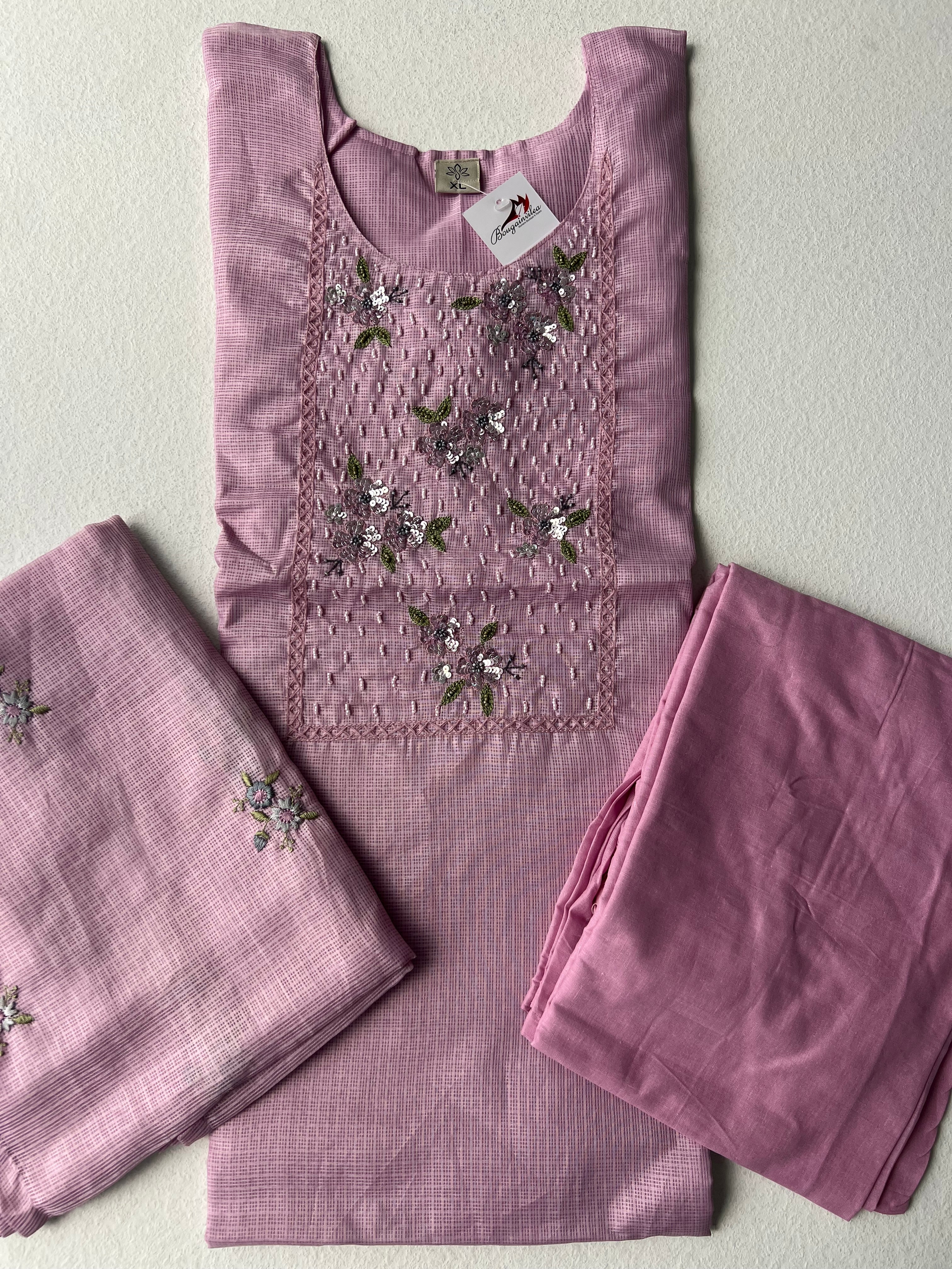KOTA SALWAR SET - PASTEL LAVENDER -1.11