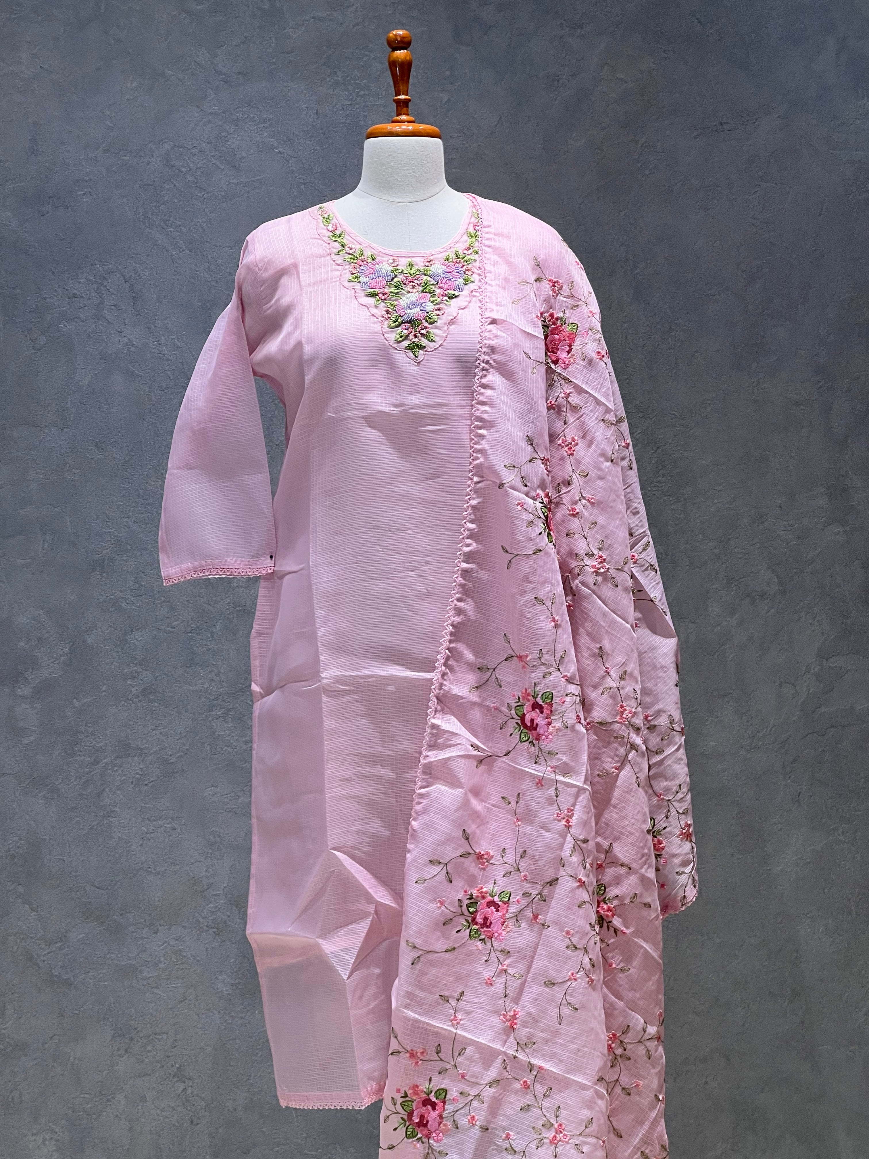 KOTA SALWAR SET - PASTEL PINK - 1.5