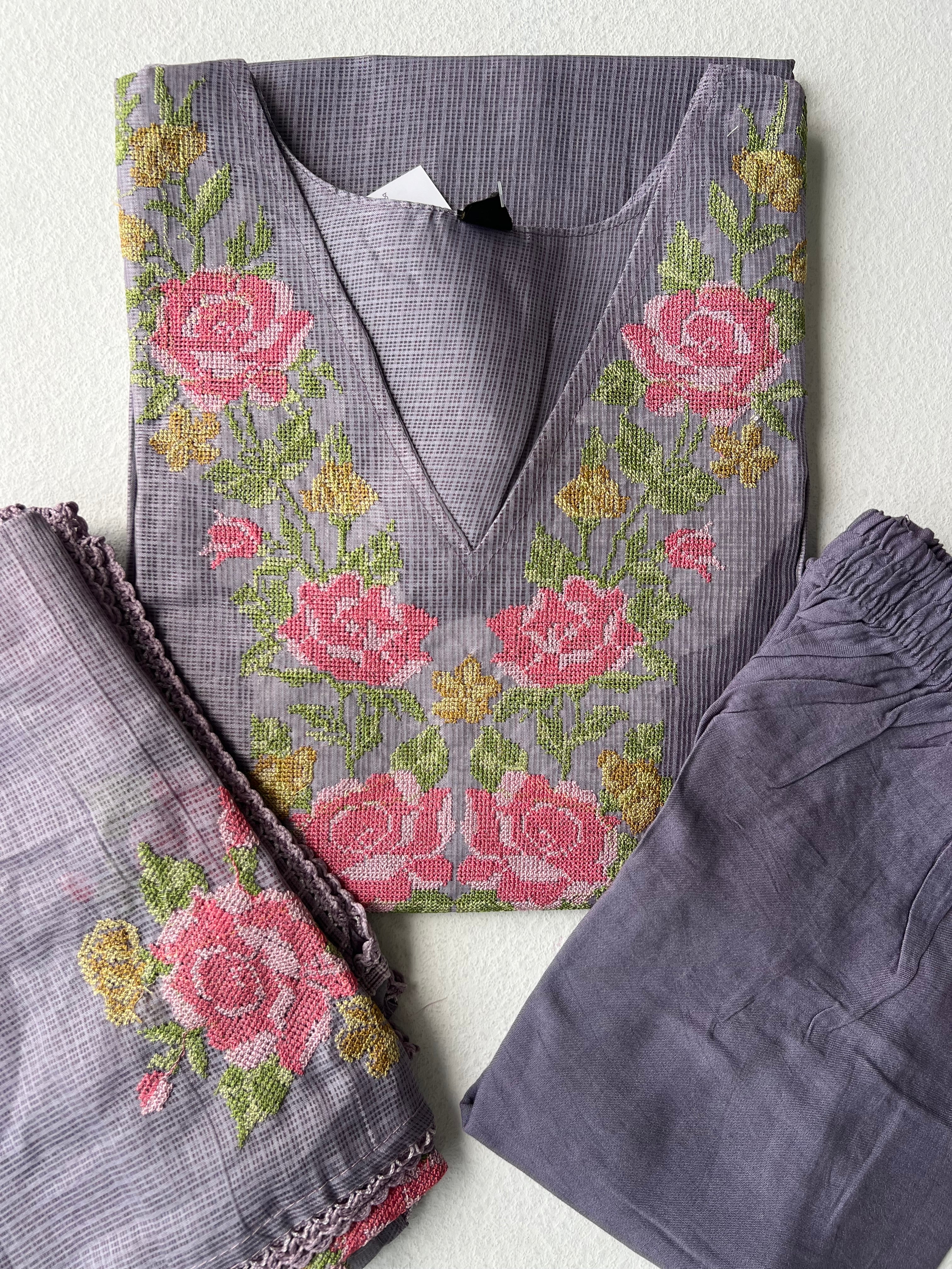 KOTA SALWAR SET - VIOLET