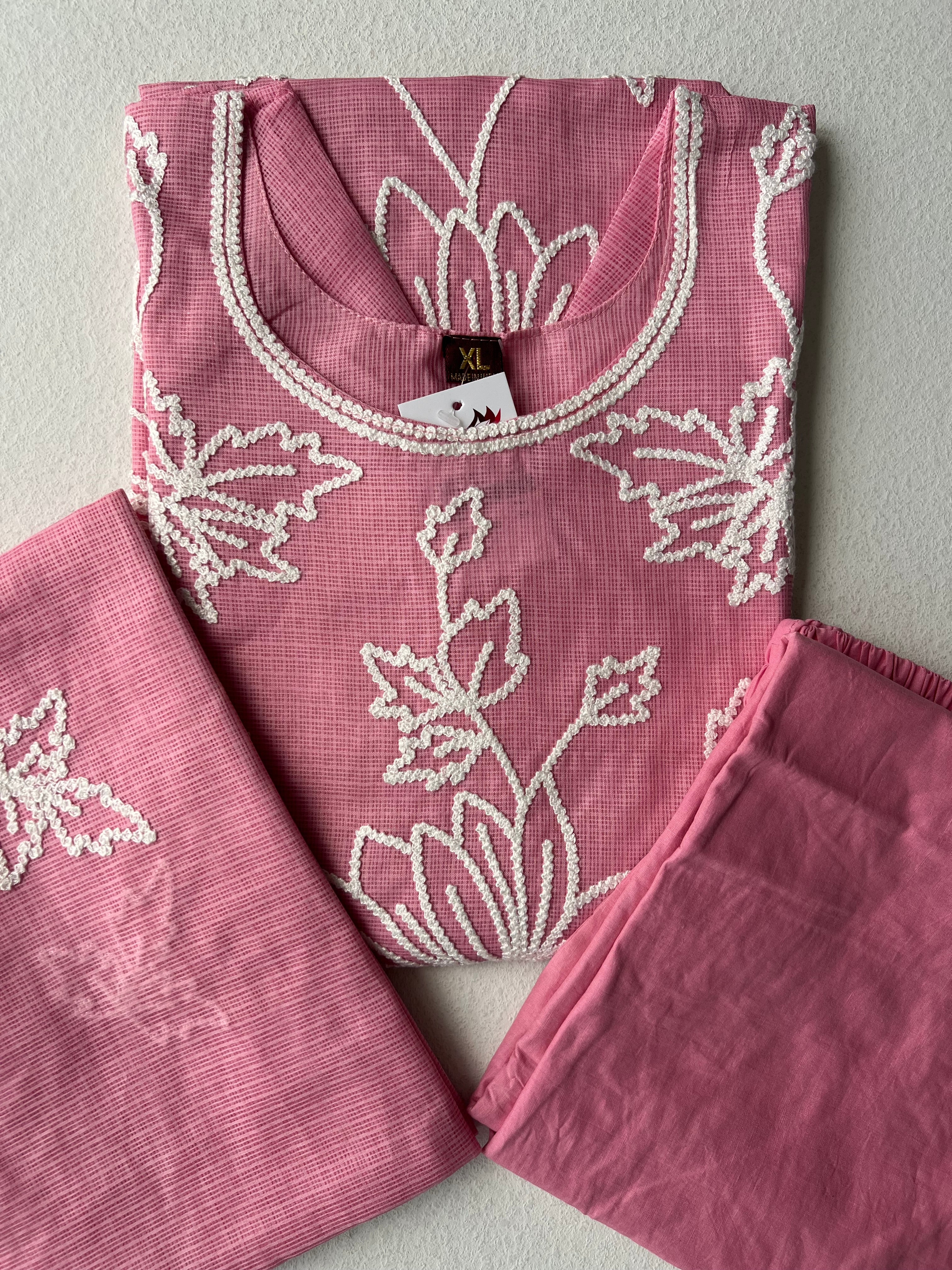 KOTA SALWAR SET - BABY PINK