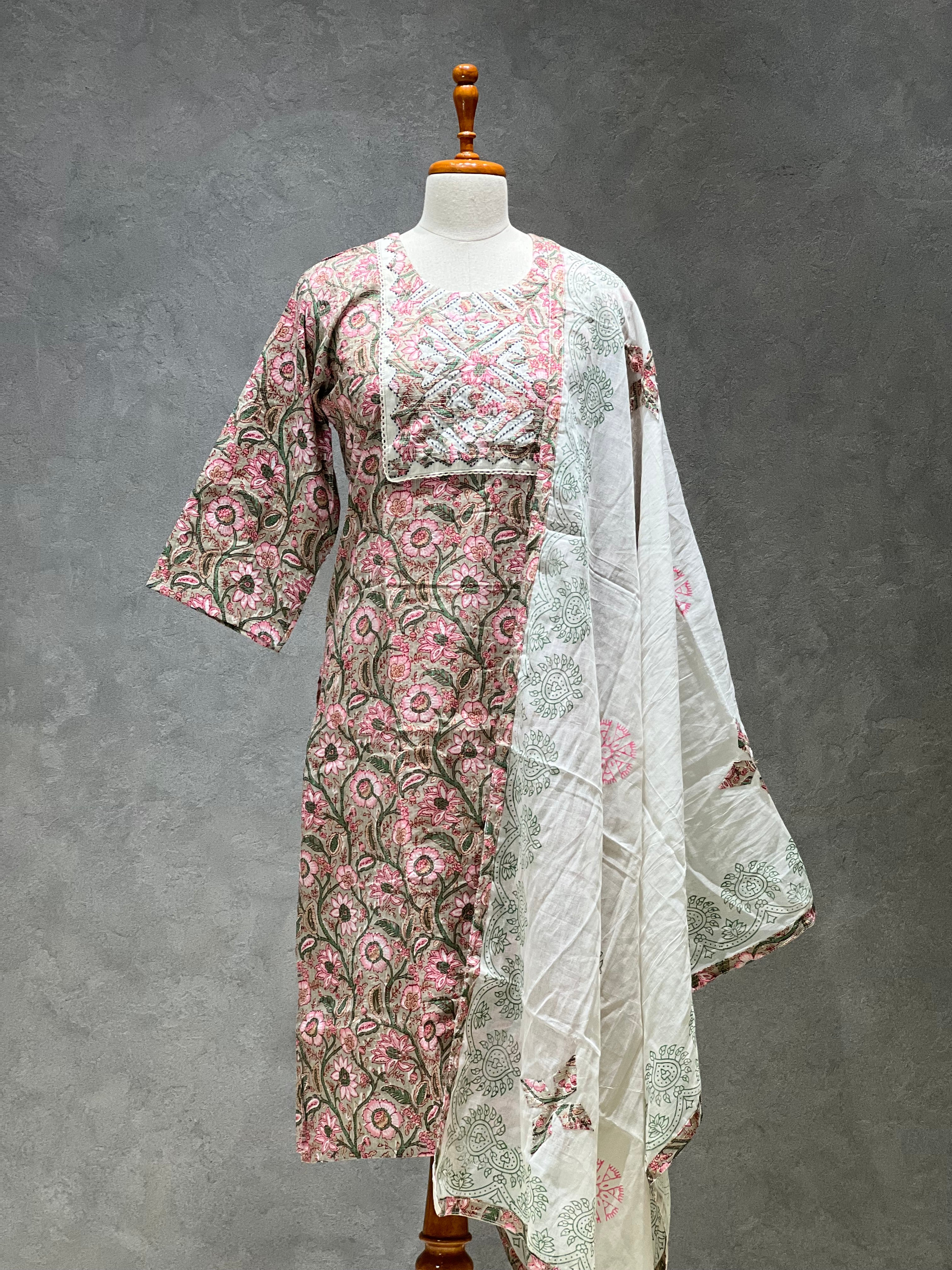 COTTON SUITS - KANTHA