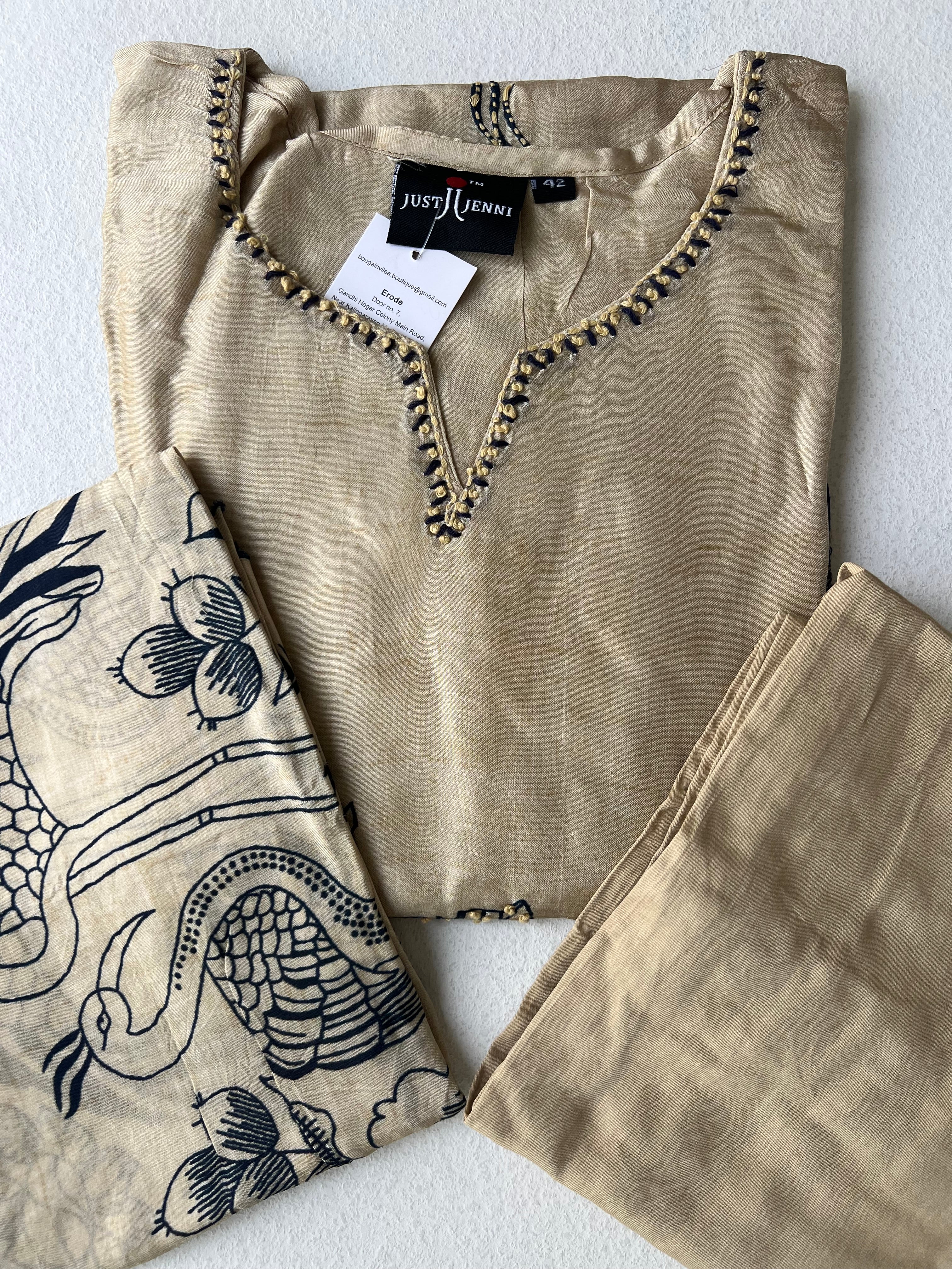 TUSSAR SALWAR - SWAN