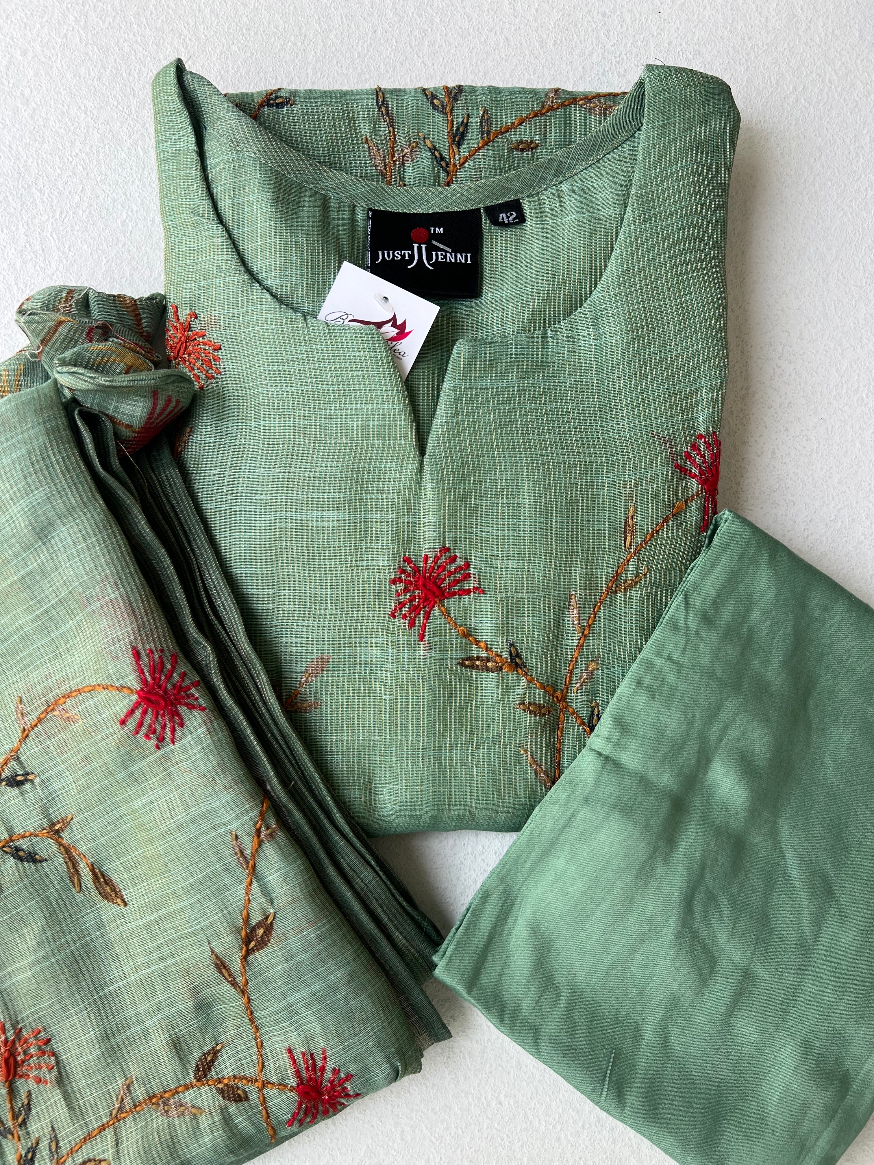 LINEN SALWAR - TEAL